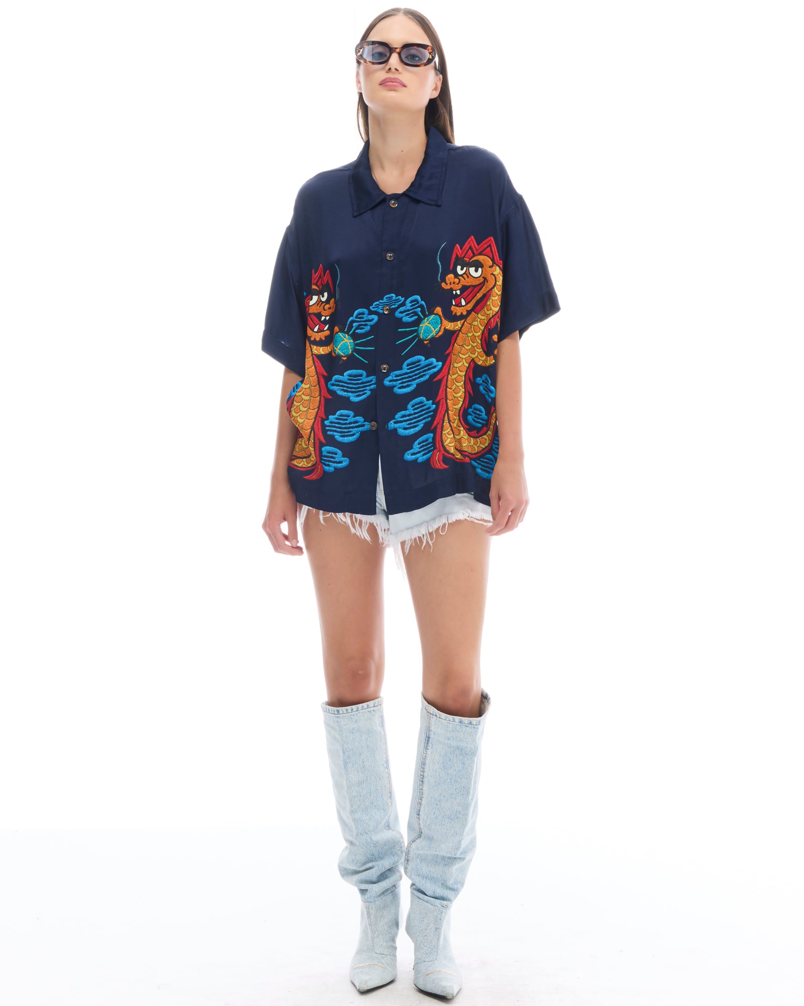 Lucky Dragon Oversized Shirt