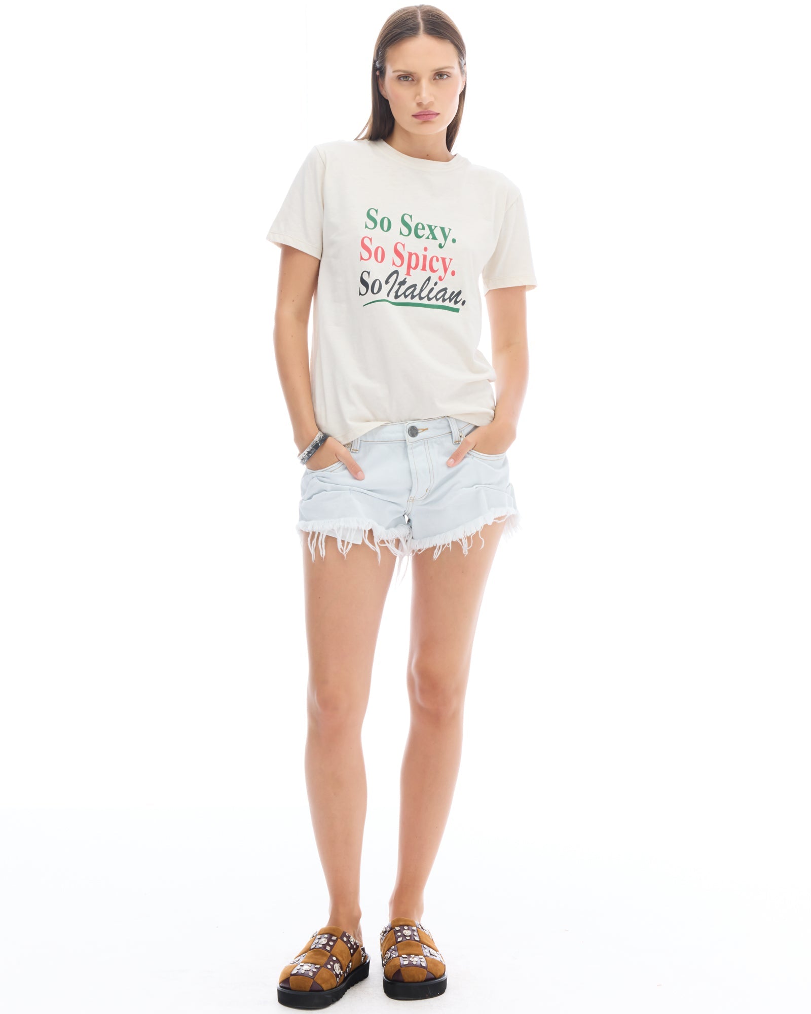 So Italian Hemp Fitted Tee THE TALES