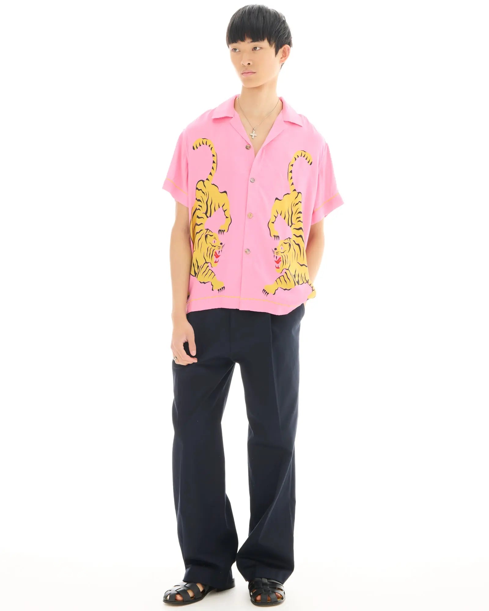 Crouching Tiger Silk Shirt by THE TALES - product photo