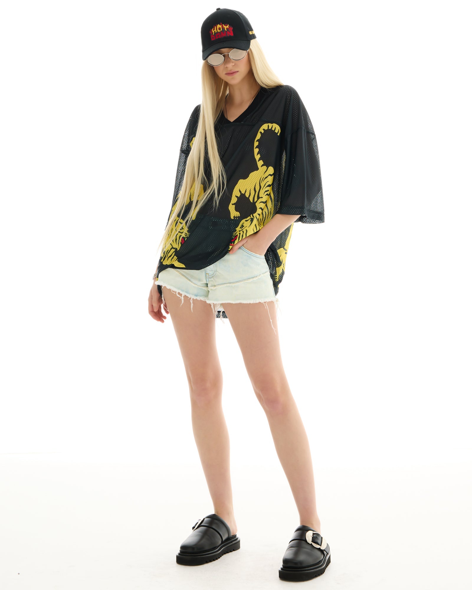 Crouching Tiger Football Jersey by THE TALES - back view