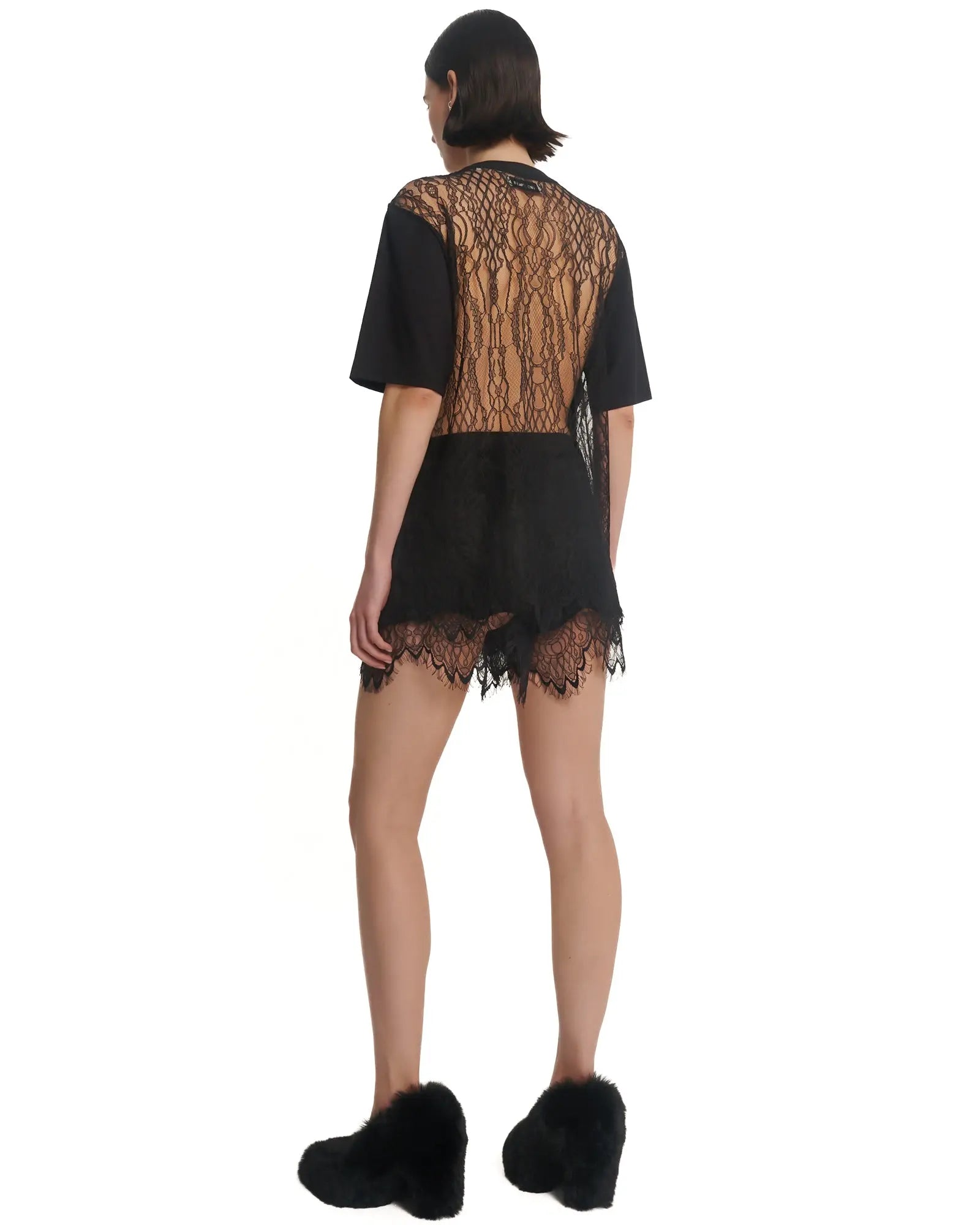 Silk Lace Pixie Shorts by THE TALES - product photo