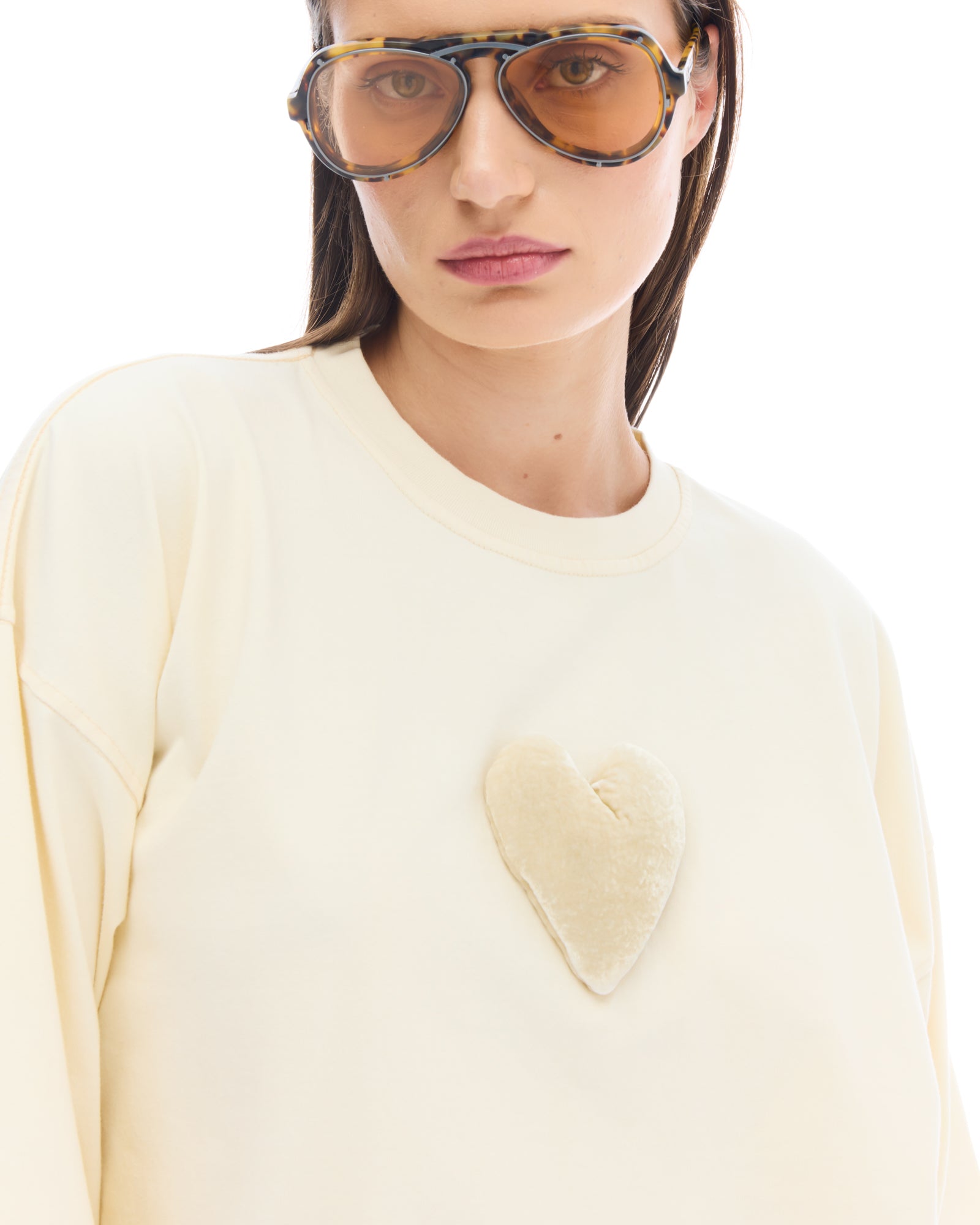 We Love Velvet Heart Long Sleeve Tee