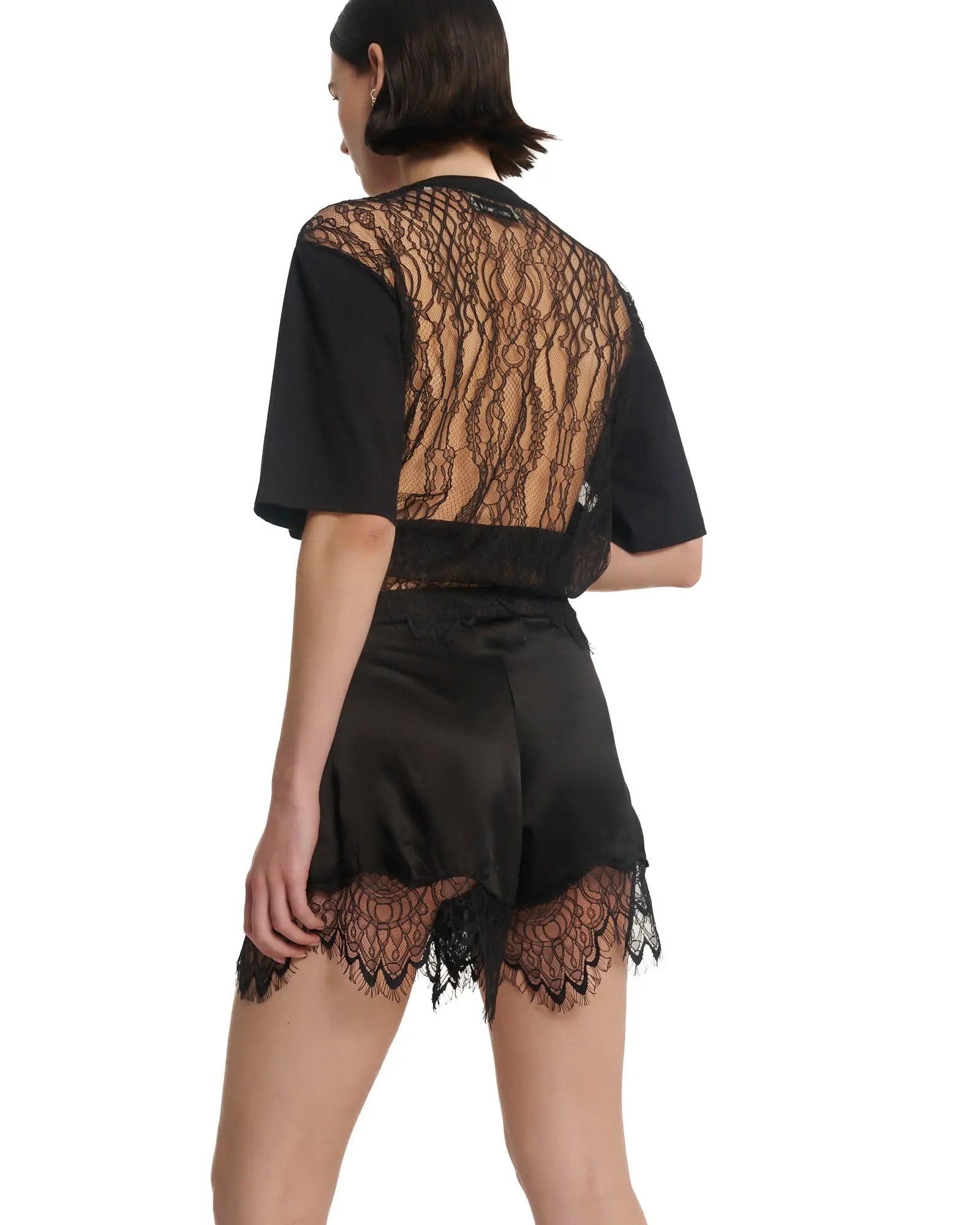 Silk Lace Pixie Shorts by THE TALES - product photo