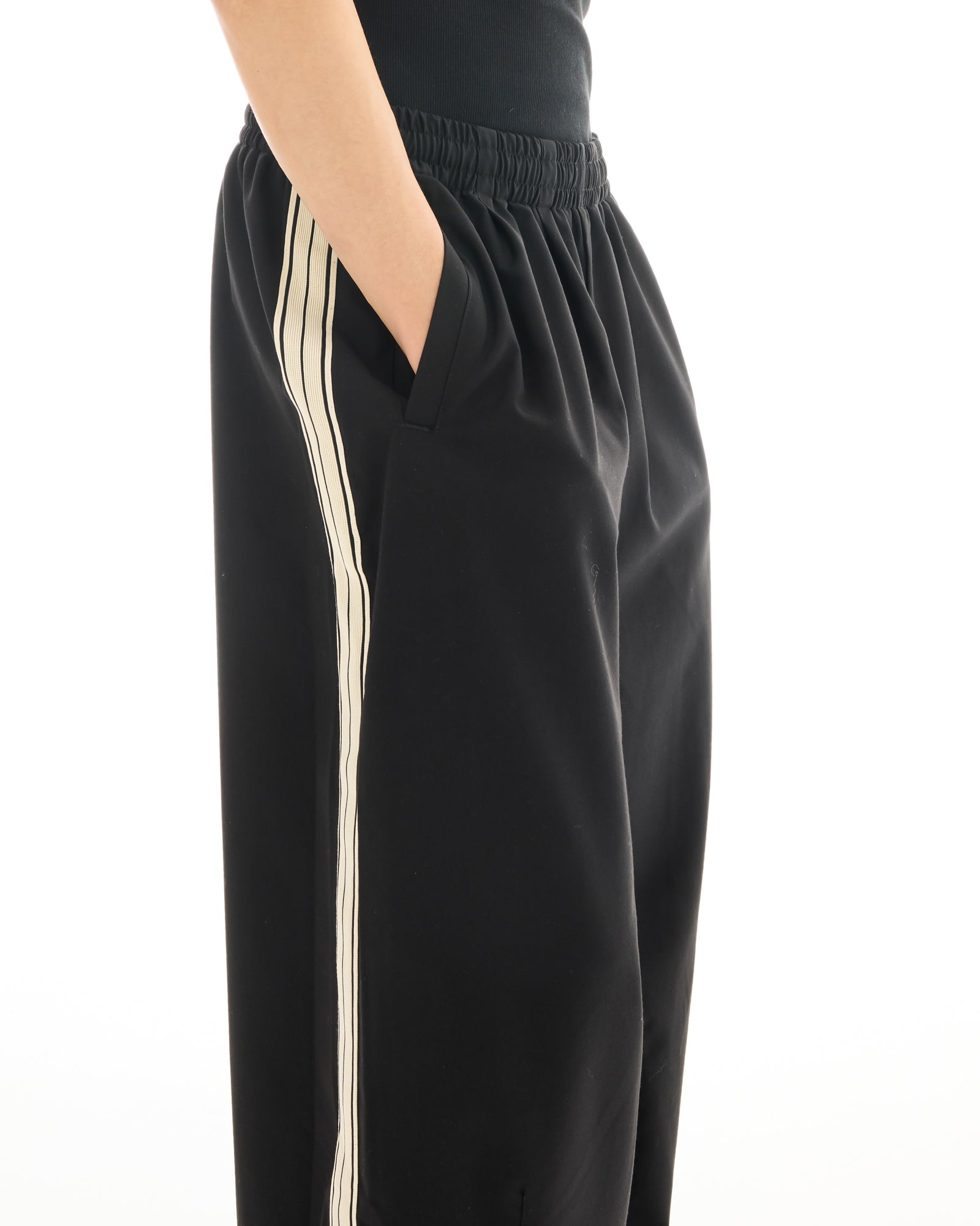 The Suited Harajuku Black Track Pant THE TALES