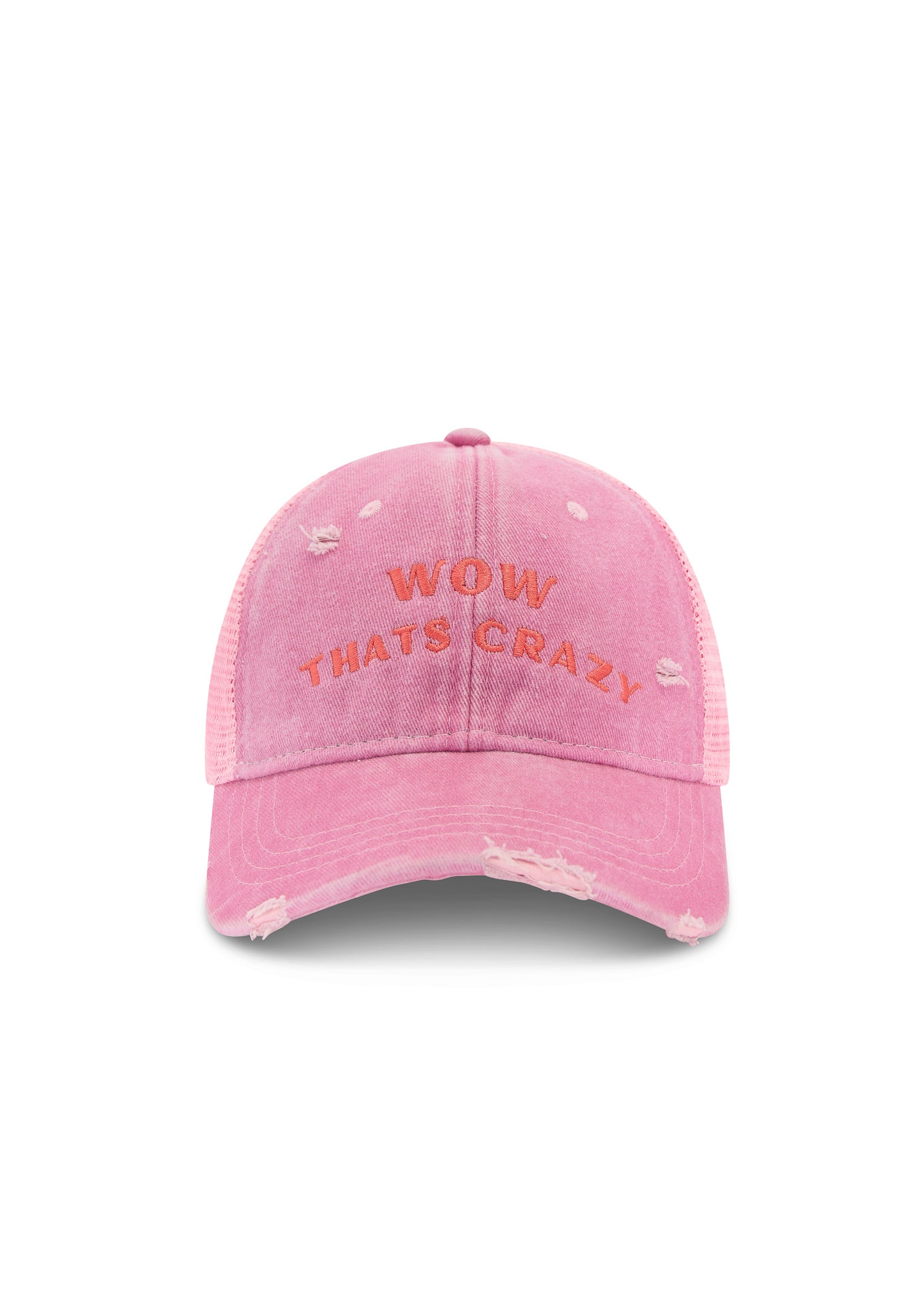 Wow Thats Crazy Trucker Cap by THE TALES - side view