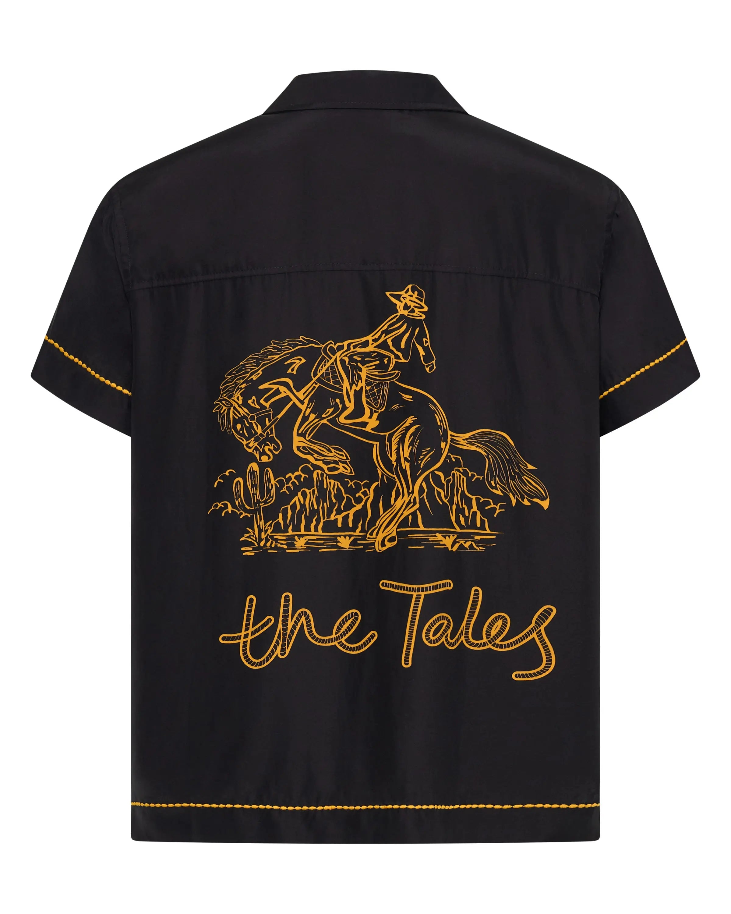 Cowboy Silk Shirt by THE TALES - editorial shot