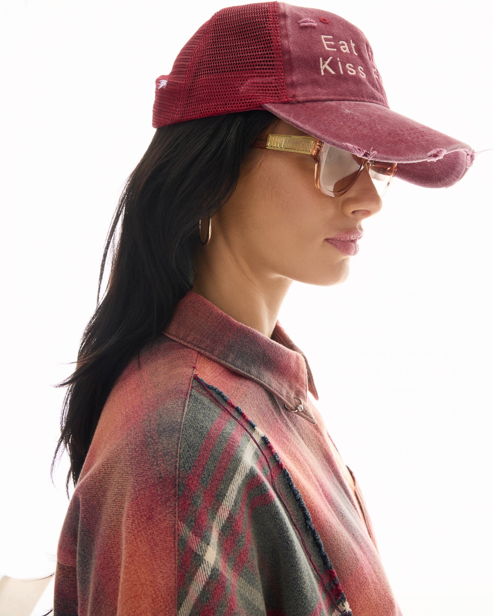 Eat Italian Kiss French Trucker Cap by THE TALES - product photo