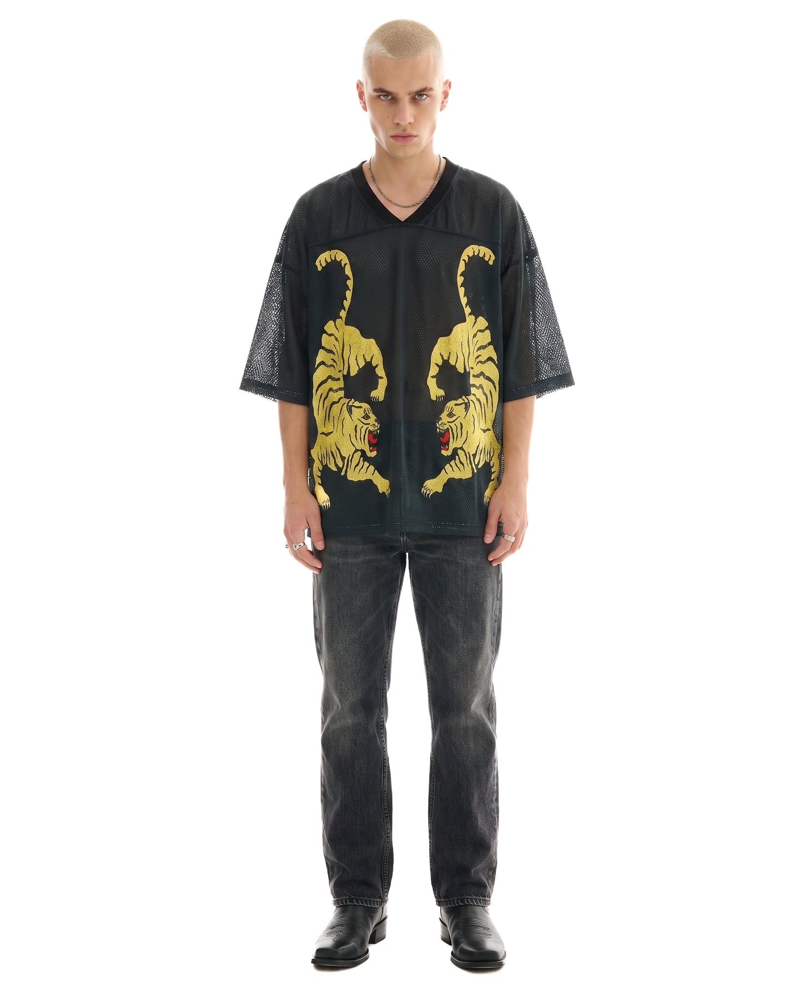 Crouching Tiger Football Jersey by THE TALES - front view