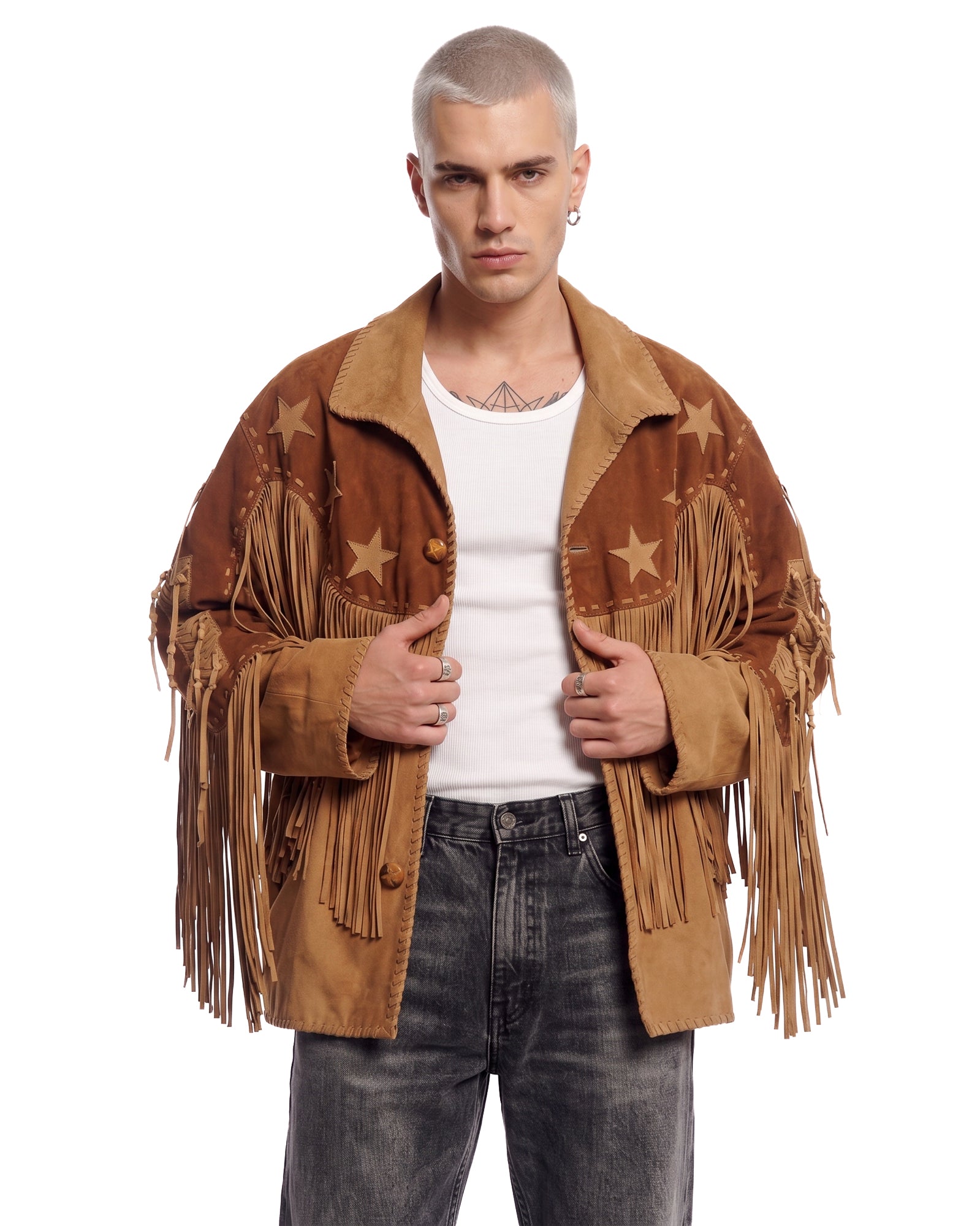 The Tales Fringed Suede Jacket