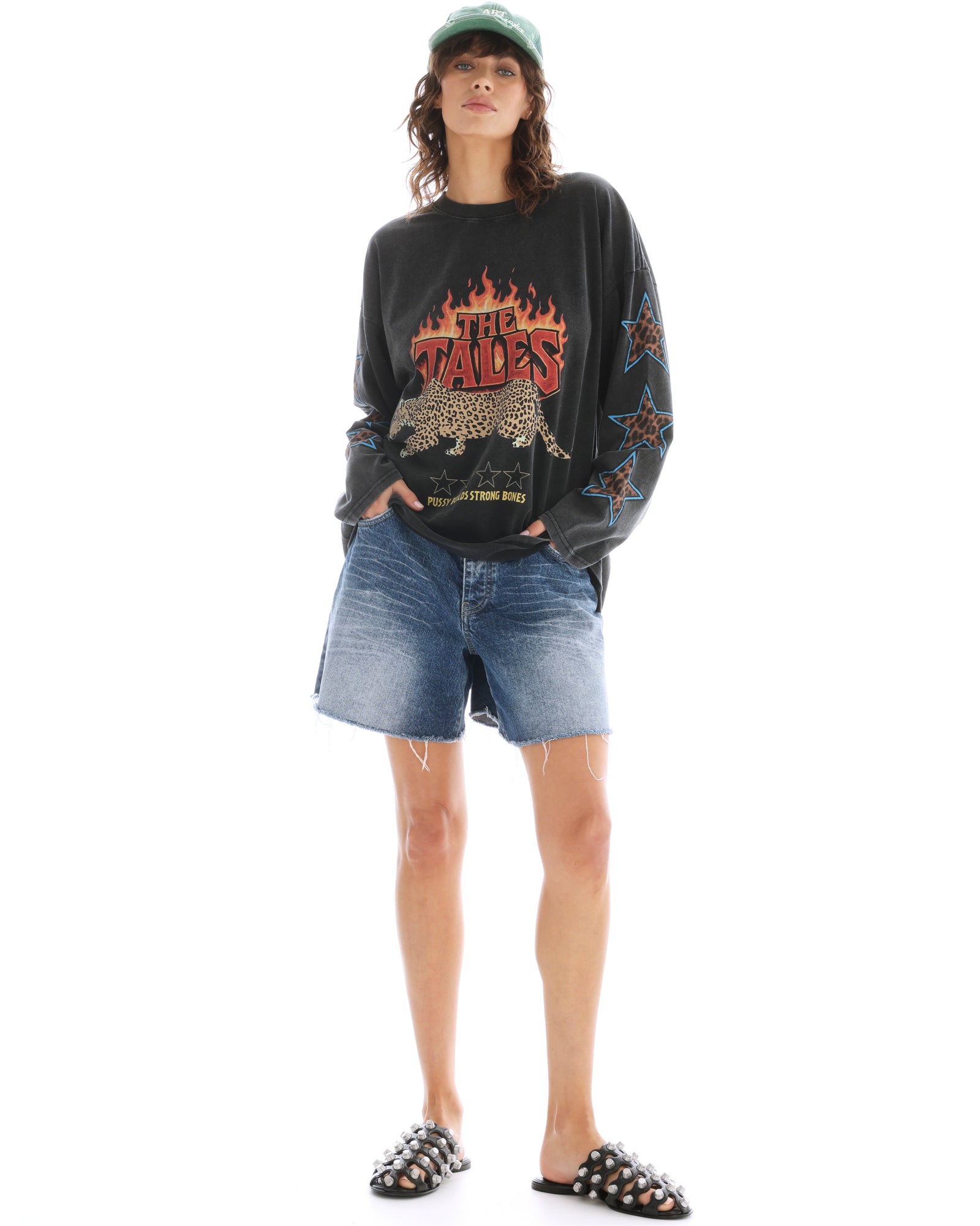 The Tales Cut Off Slouch Denim Short