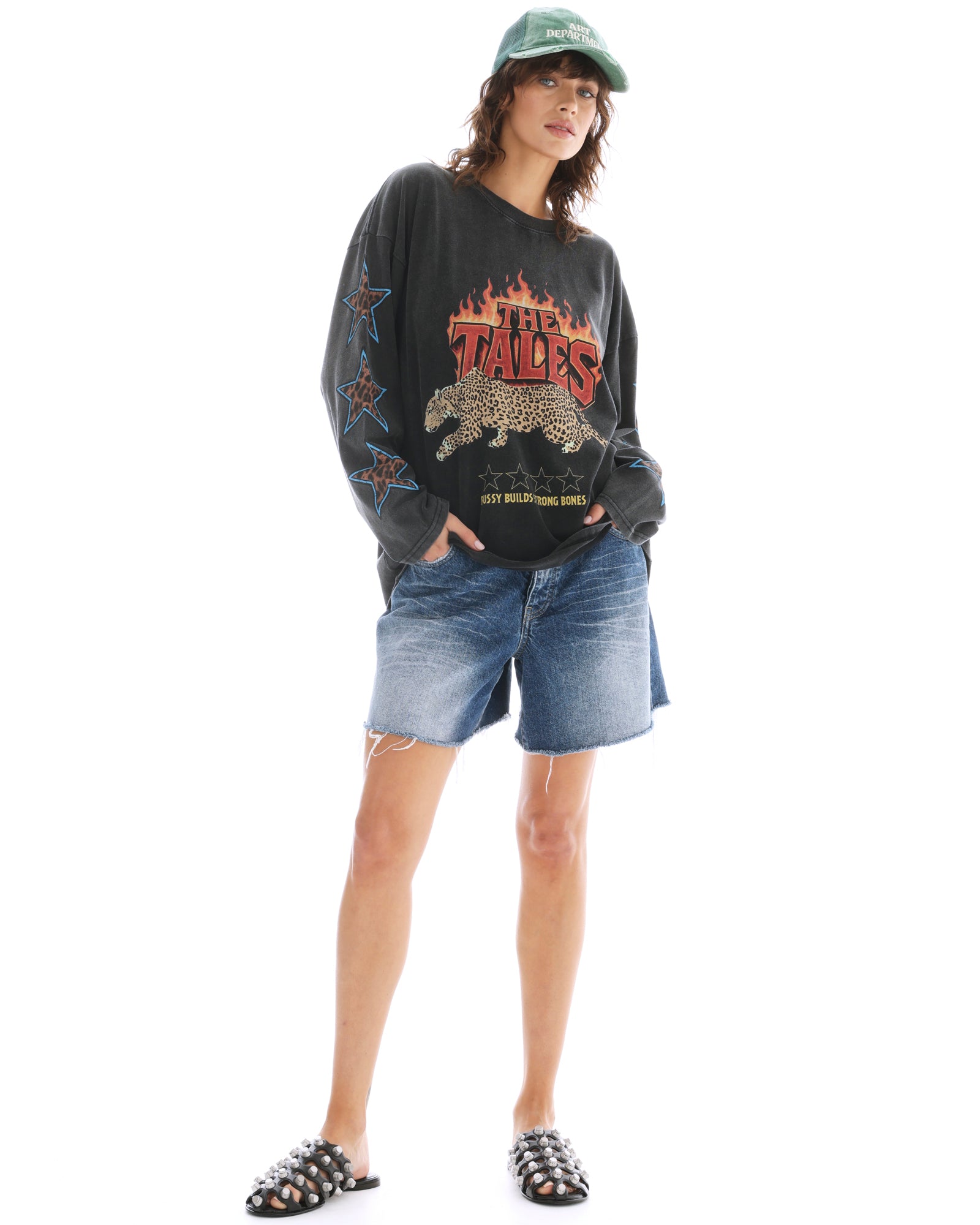 The Tales Cut Off Slouch Denim Short