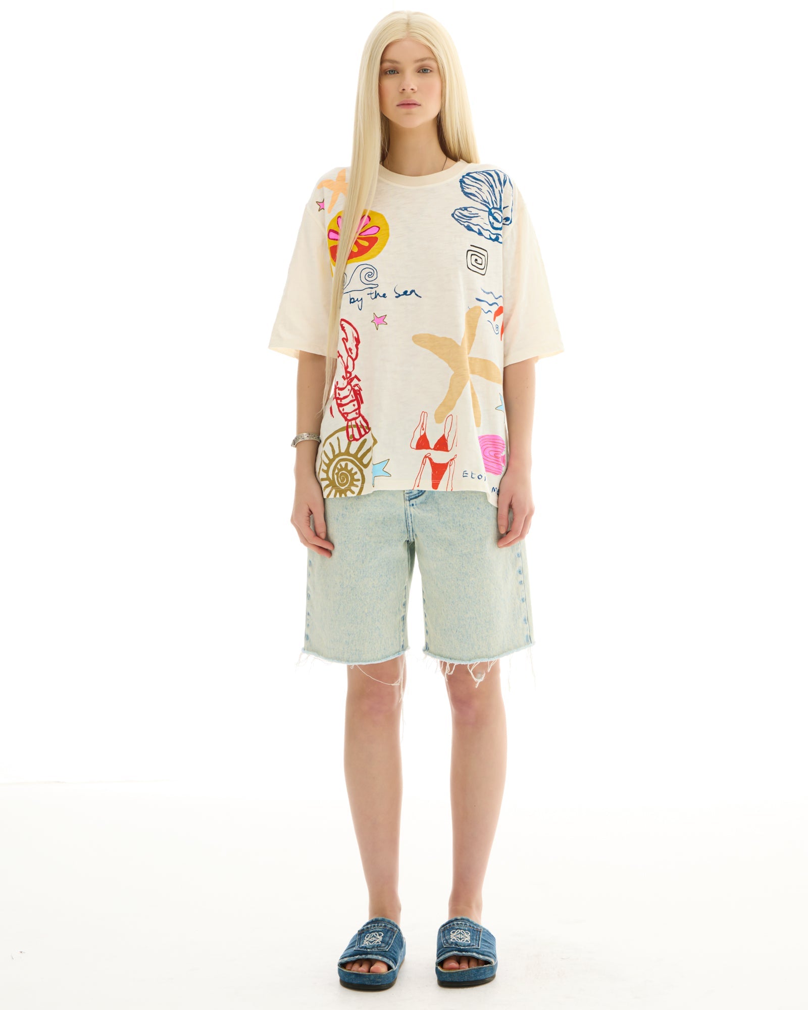 My Illustrated Seaside Tee by THE TALES - product photo