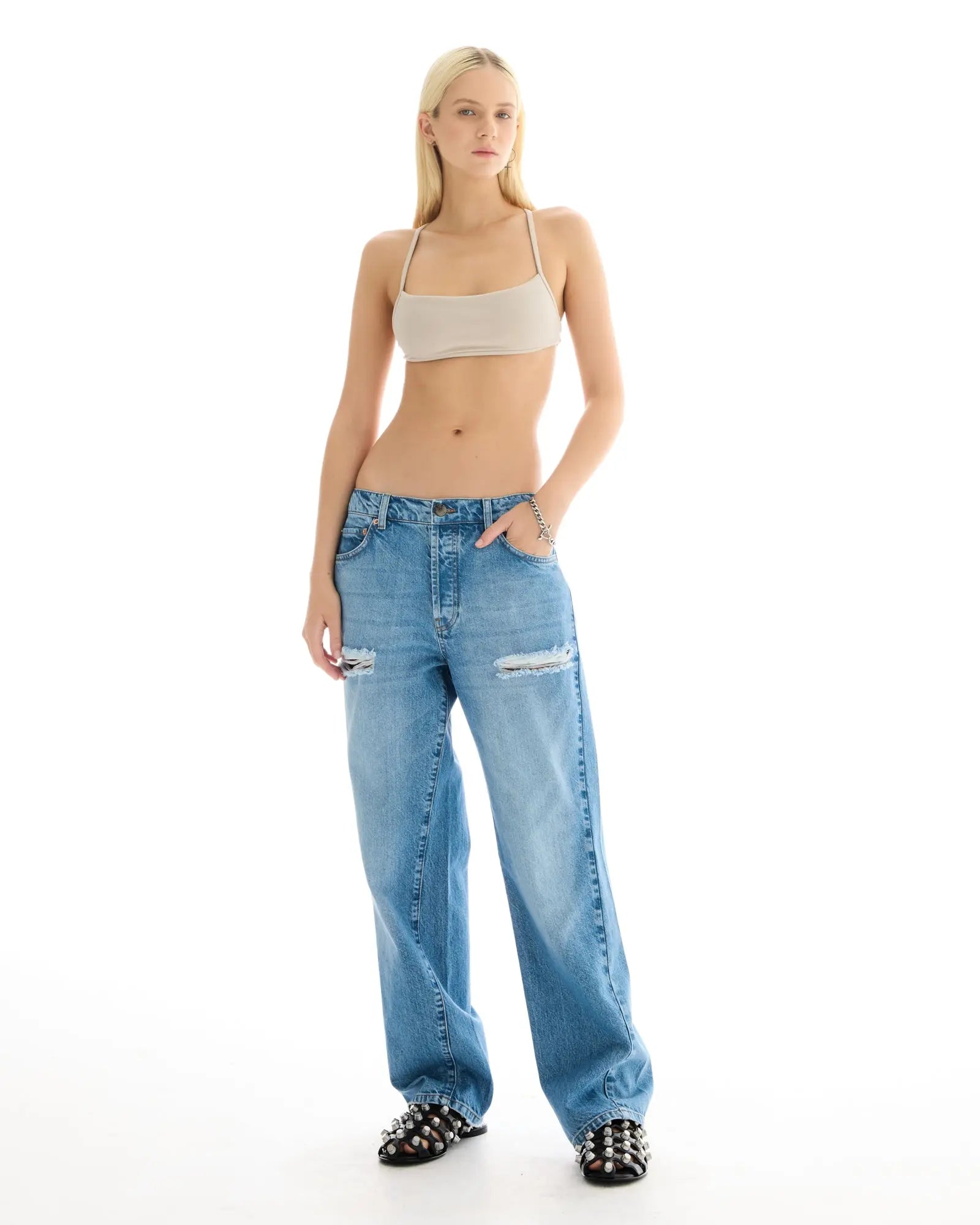 Old Faithful Twisted Seam Jeans by THE TALES - product photo