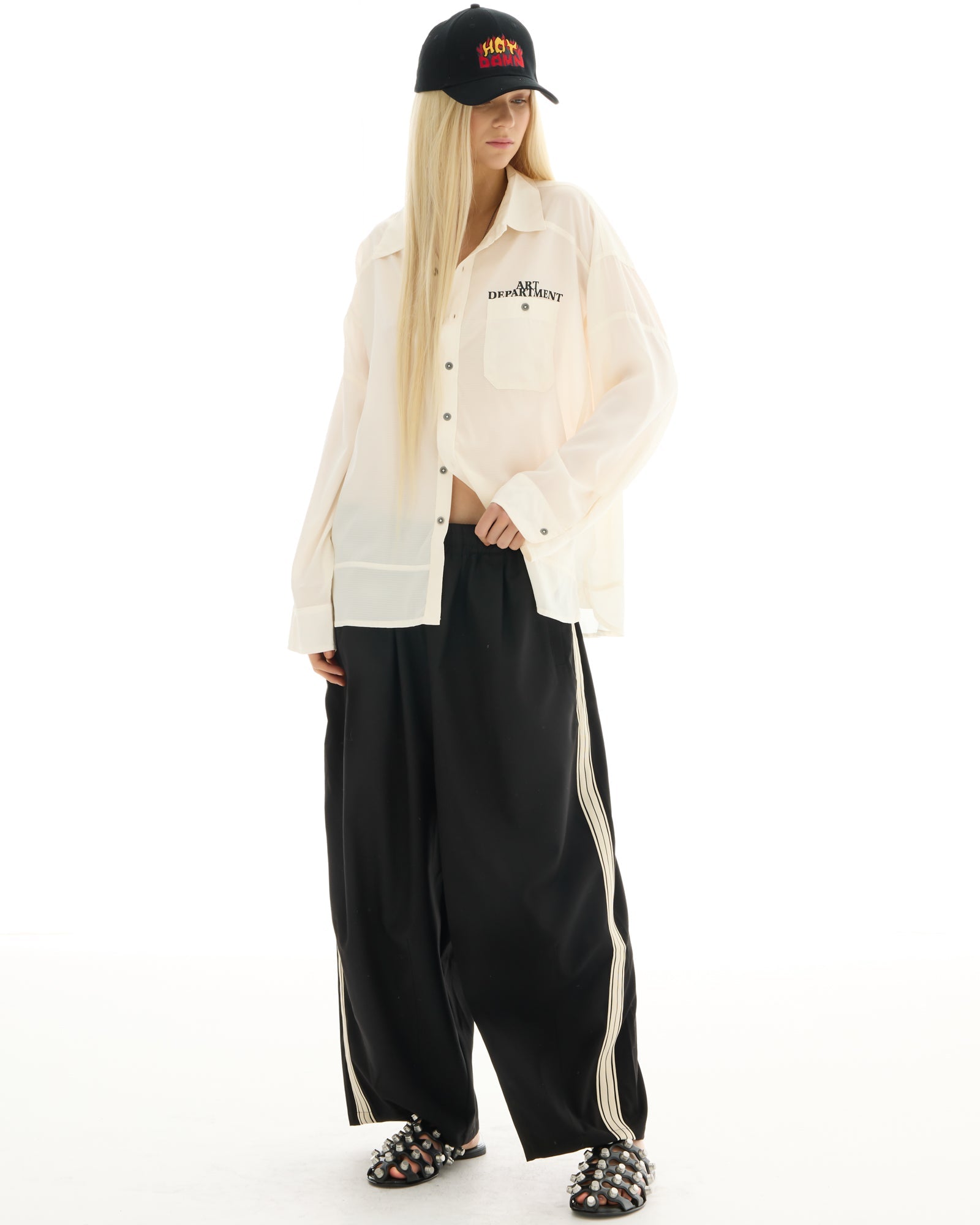 The Suited Harajuku Black Track Pant THE TALES