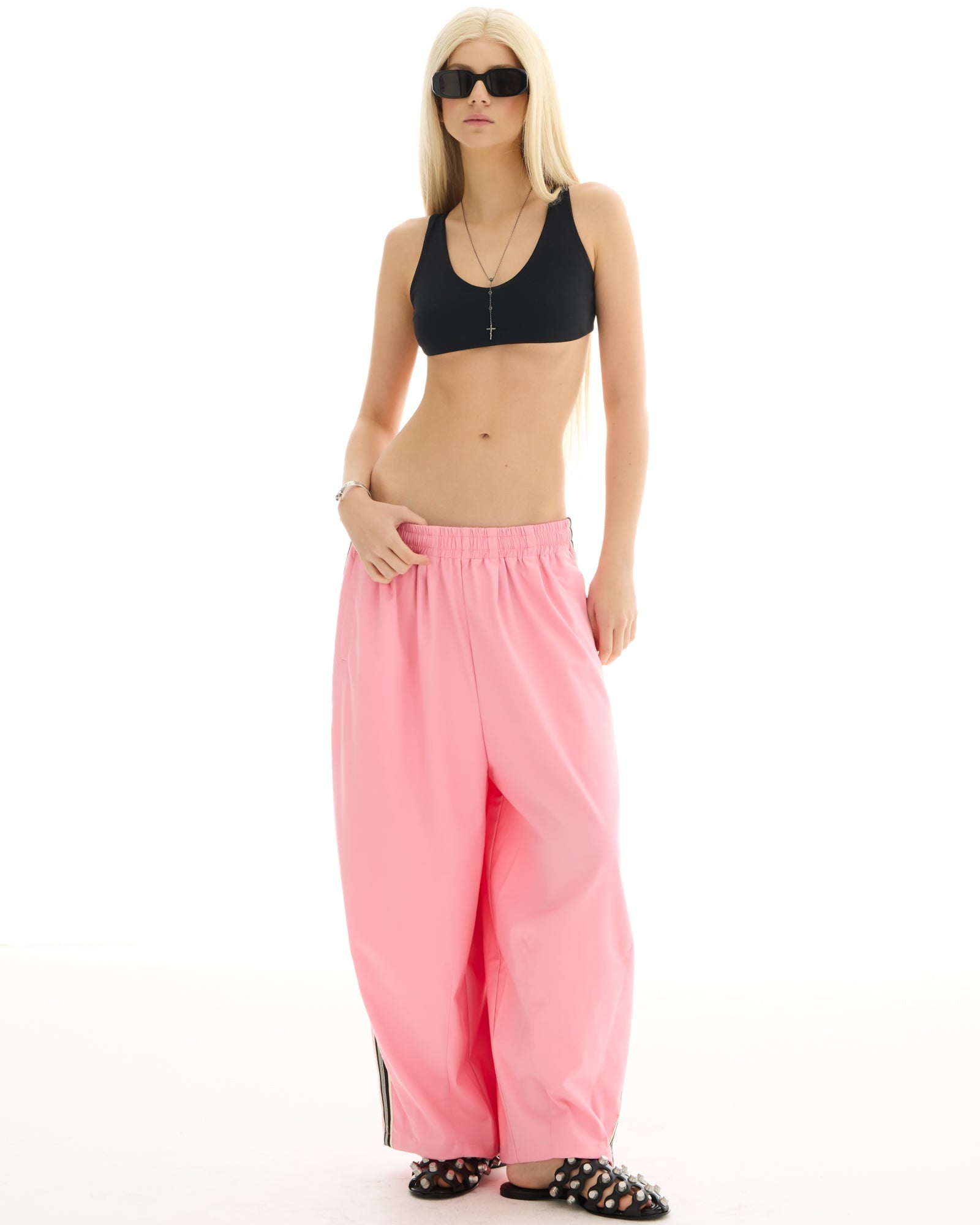 The Suited Harajuku Pink Track Pant THE TALES