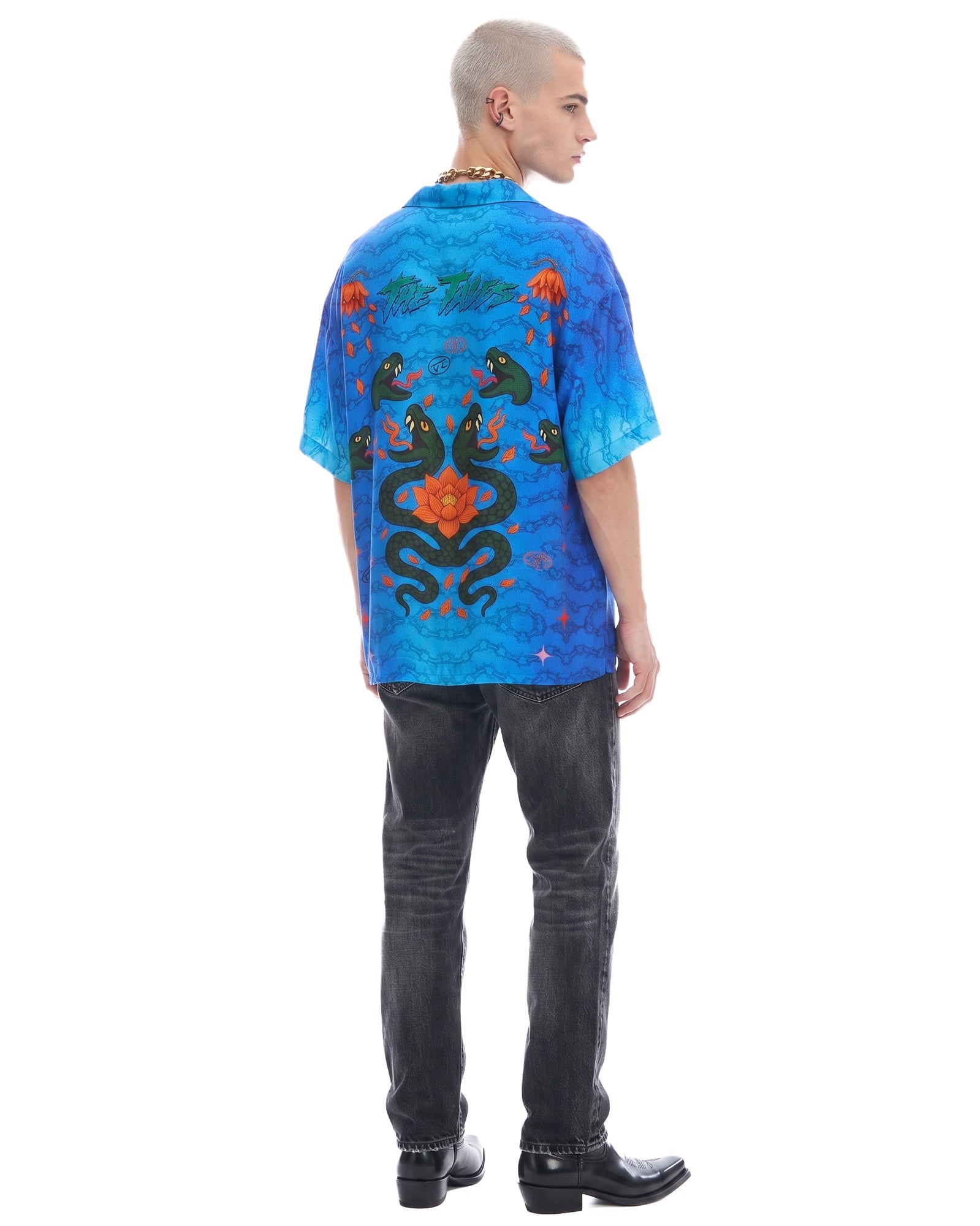 Snake Chain Oversized Shirt