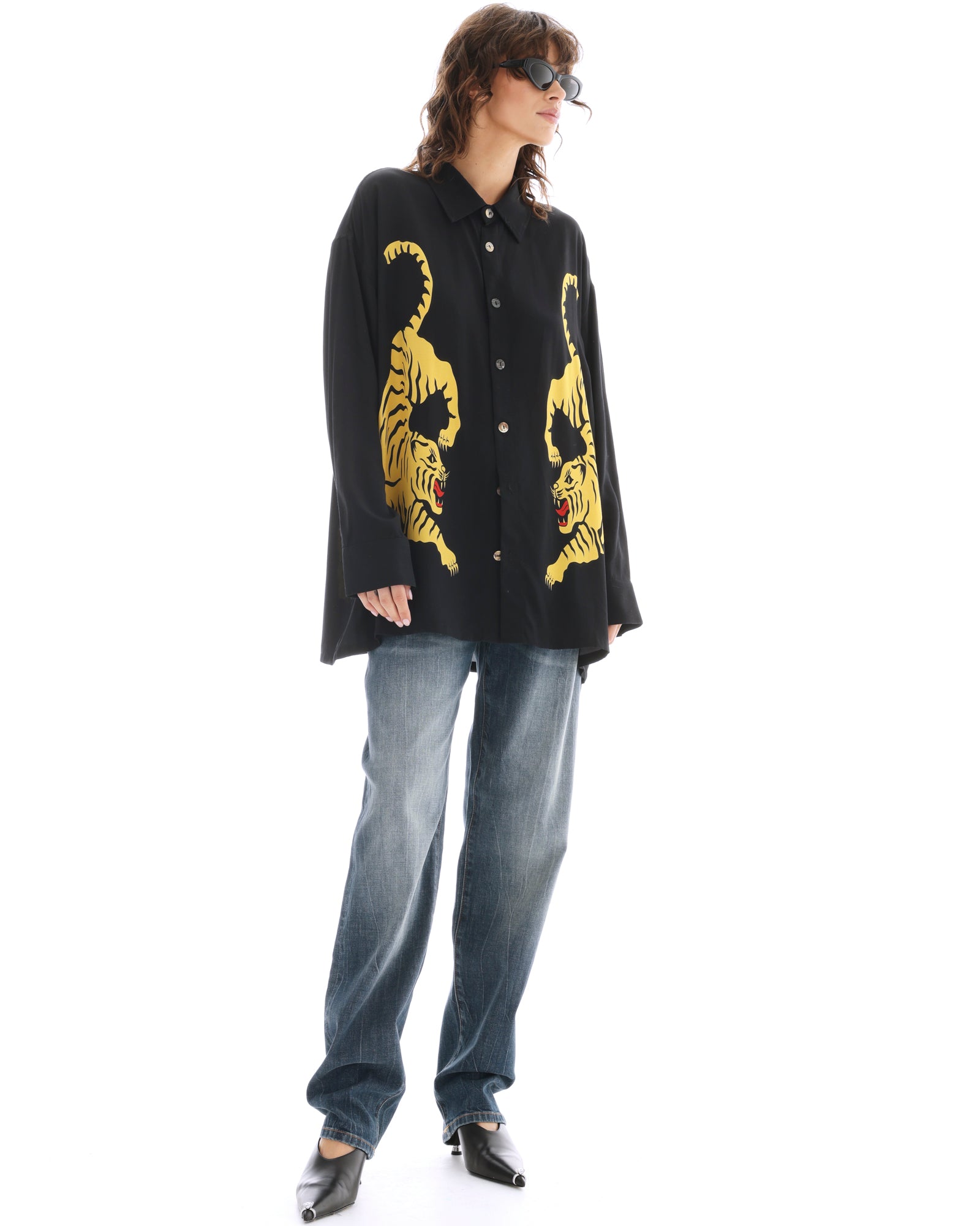 Crouching Tiger Long Sleeve Shirt