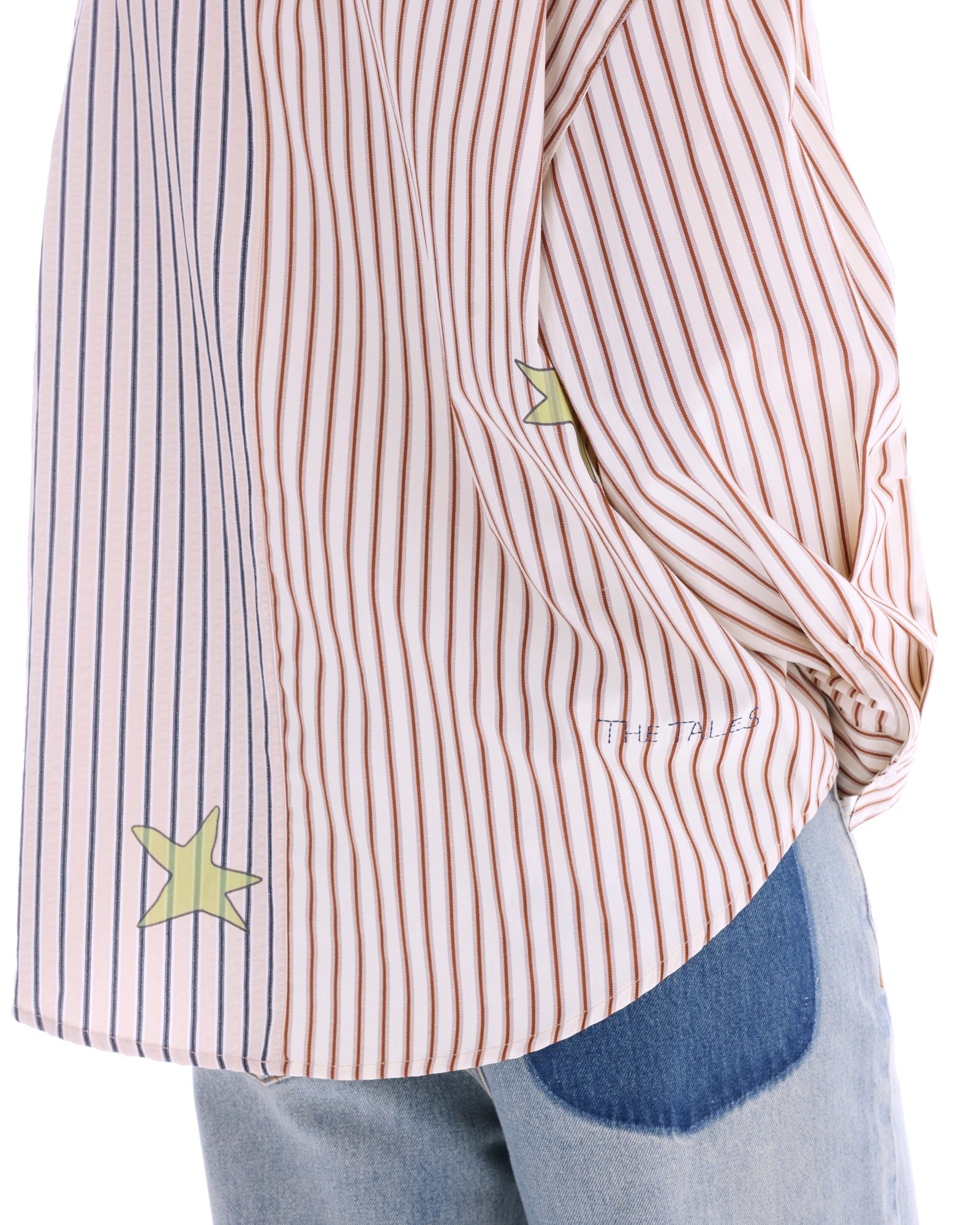 Half N Half Muse Stripe Shirt