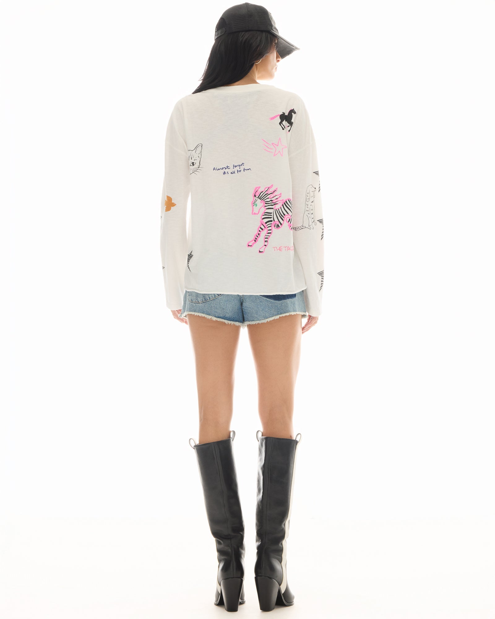 The Animal Illustrated Long Sleeve Tee by THE TALES - product photo