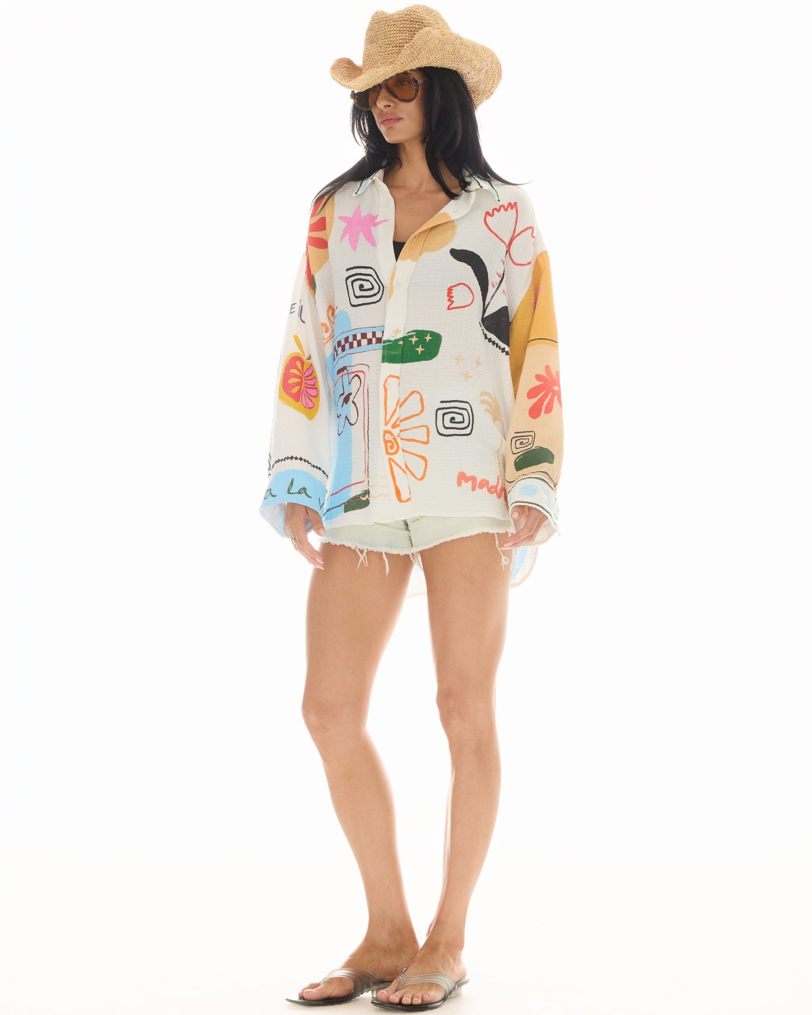The Illustrated Postcards Shirt THE TALES