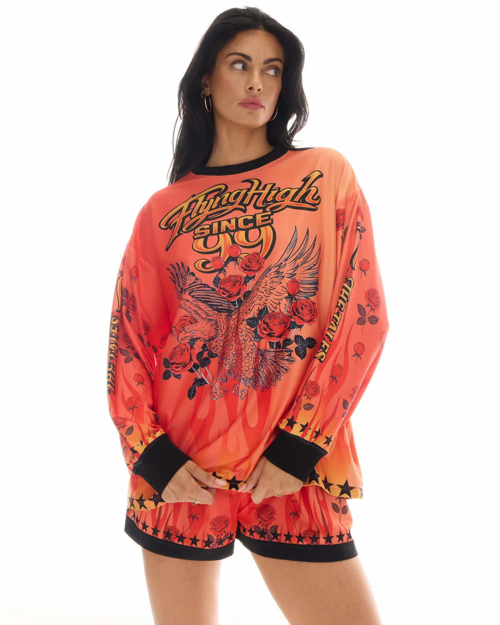 Flying High Since 99 Long Sleeve Tee by THE TALES - front view