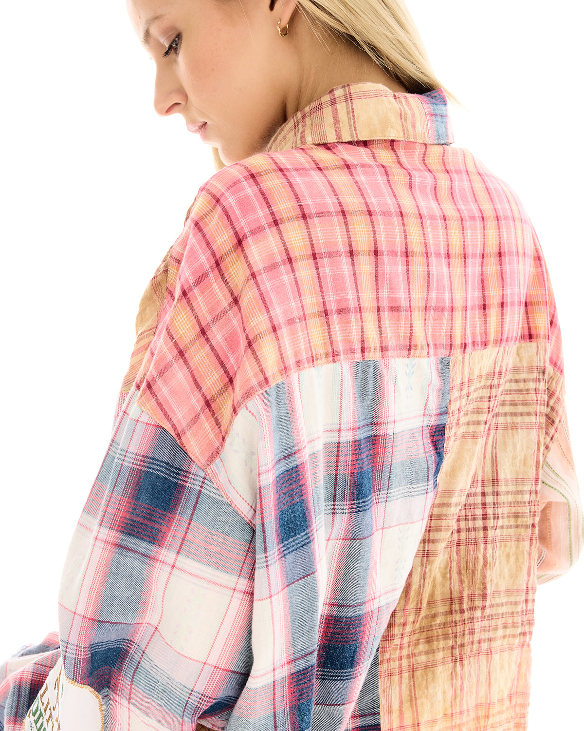Quality Goods Panelled Check Shirt