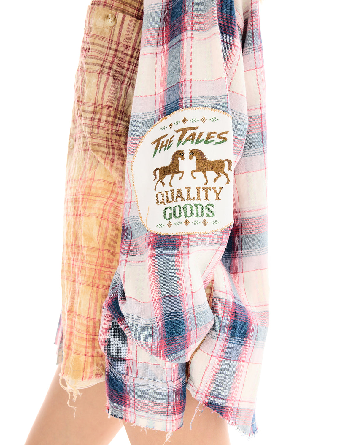 Quality Goods Panelled Check Shirt