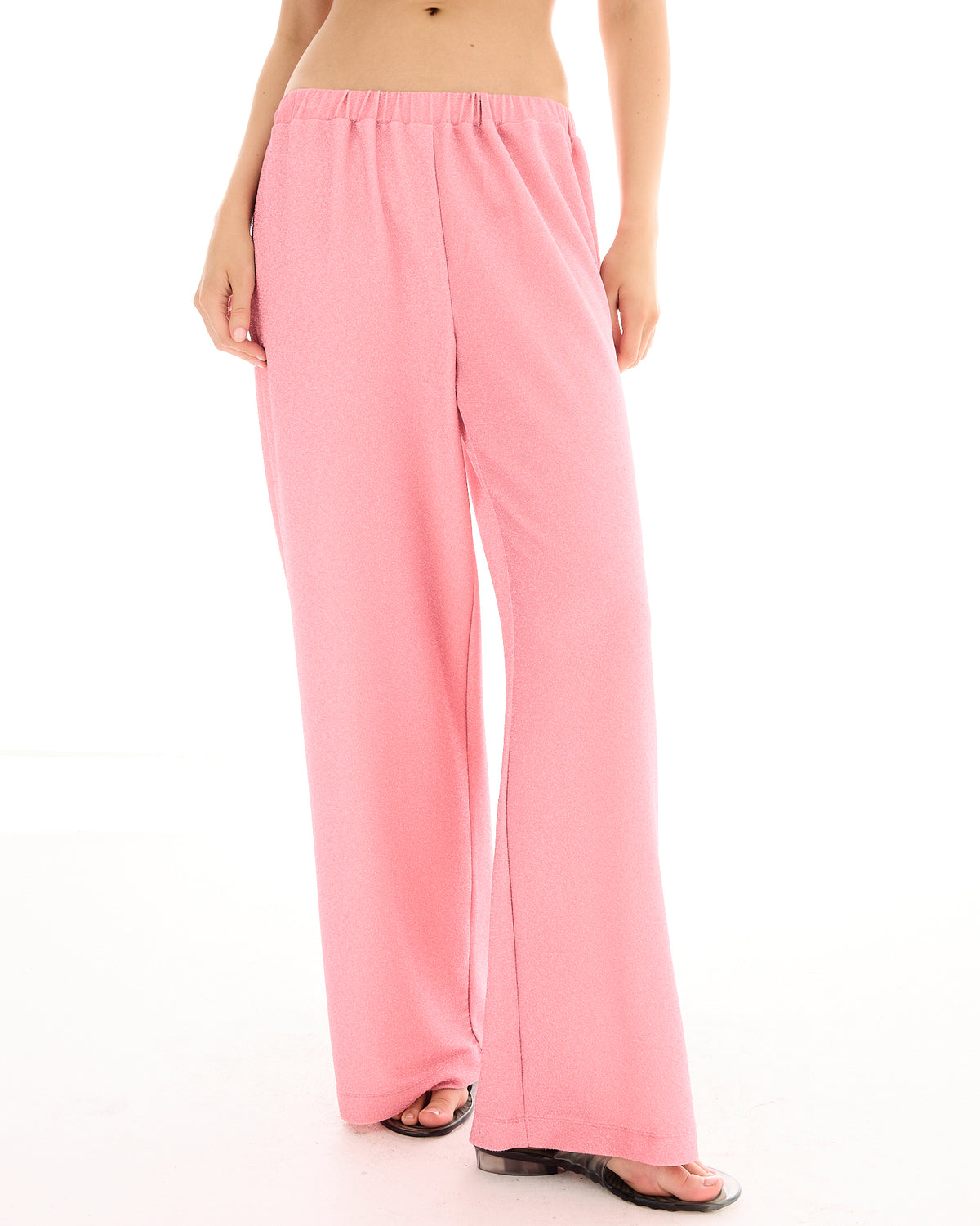 Fame Pink Lurex Pants