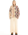 Patchwork Blanket Over Shirt