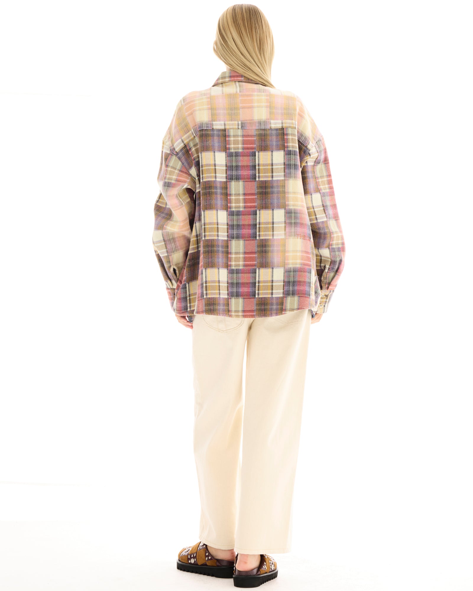 Patchwork Blanket Over Shirt THE TALES