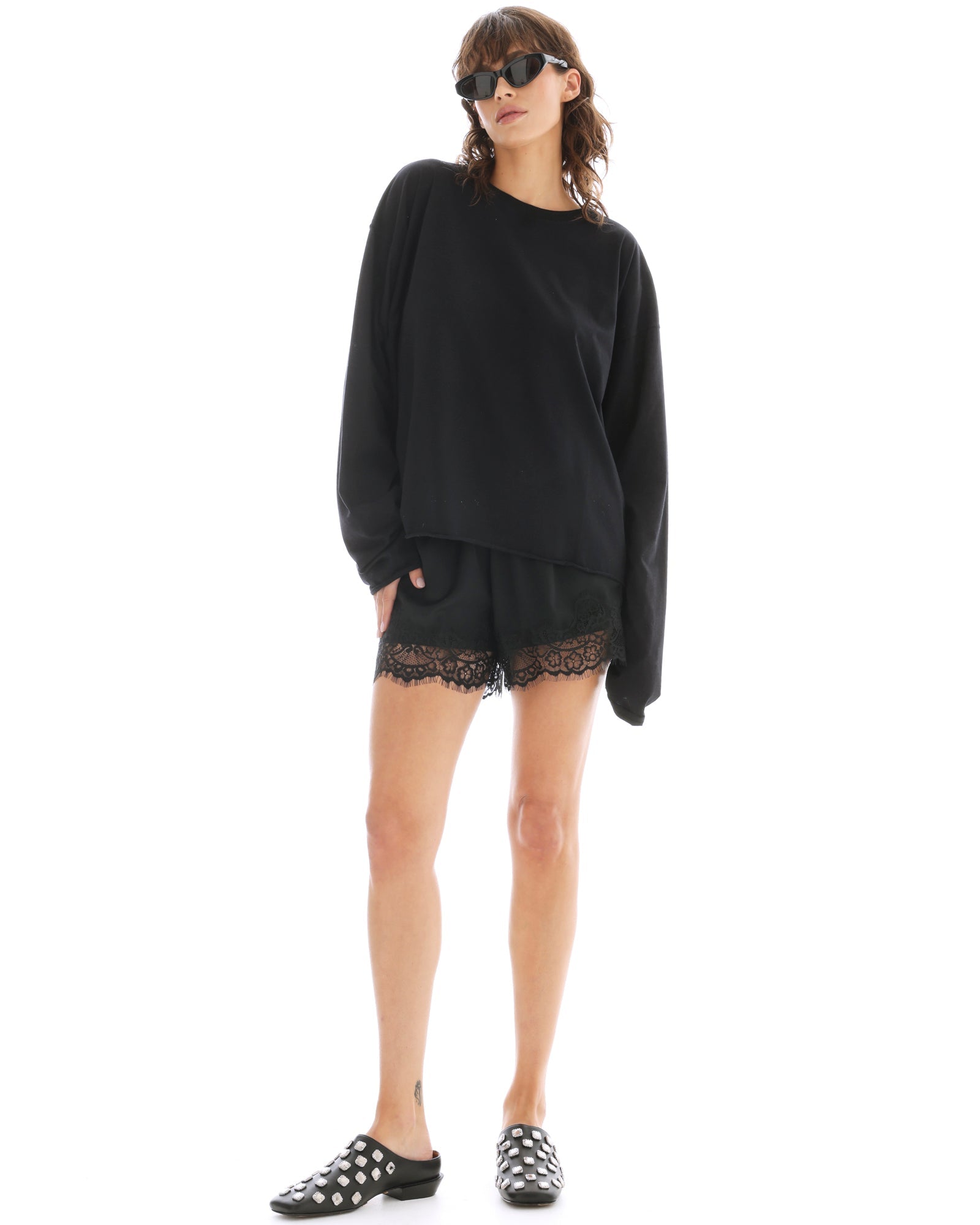 Lace Athena Shorts by THE TALES - product photo