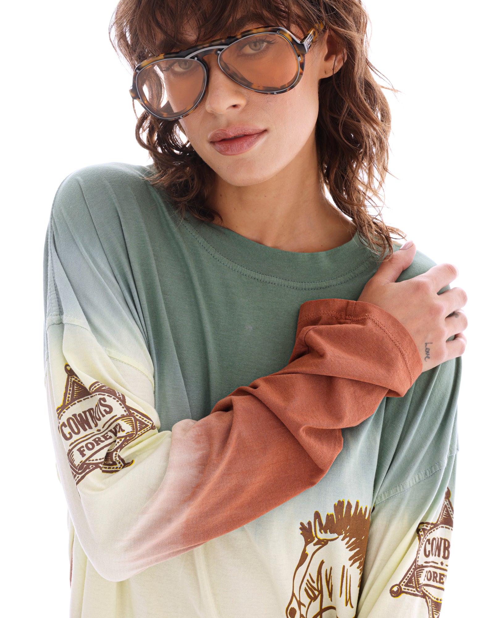 Cowboys Forever Tie Dye Long Sleeve Tee THE TALES