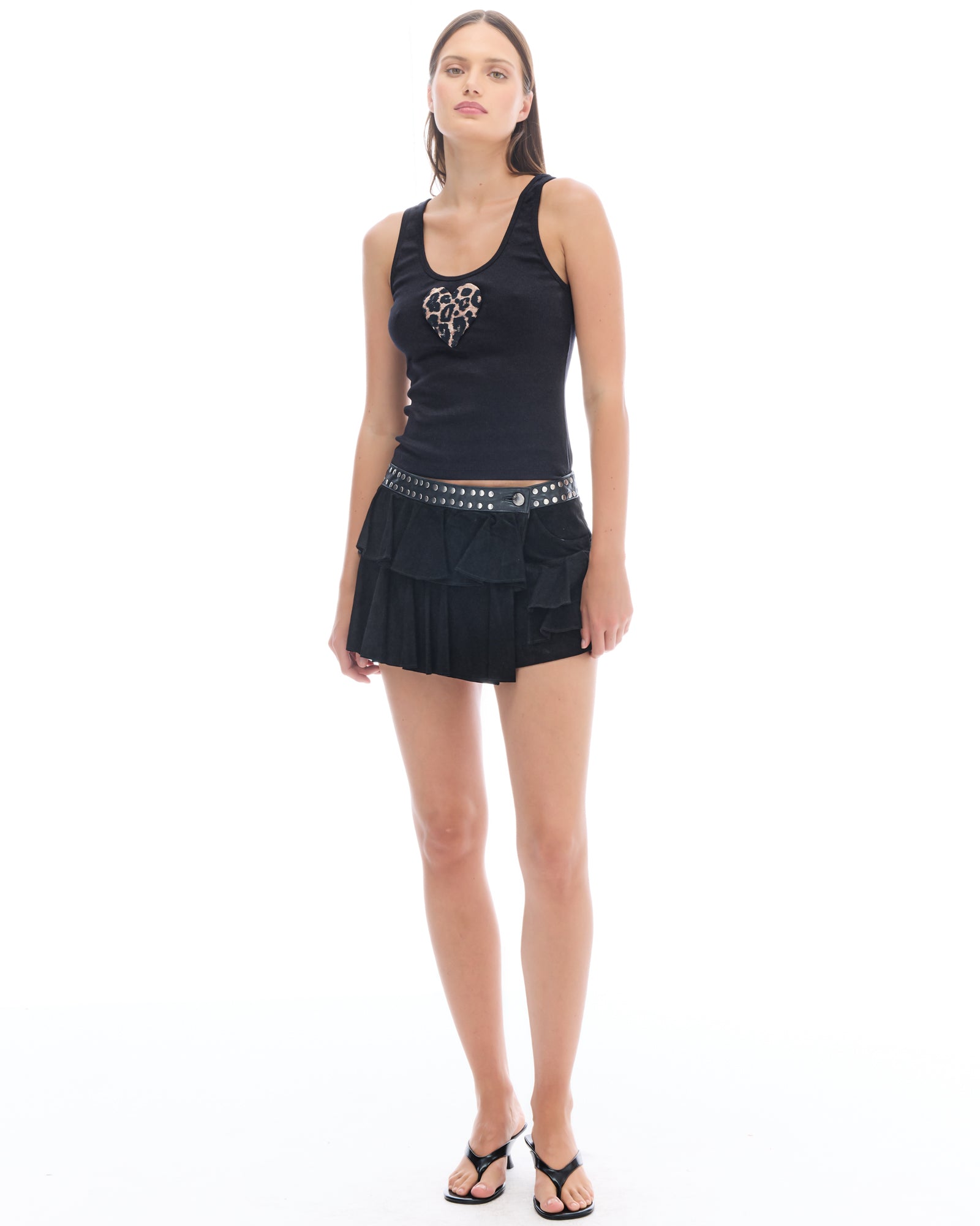 We Love 3D Animal Heart Singlet