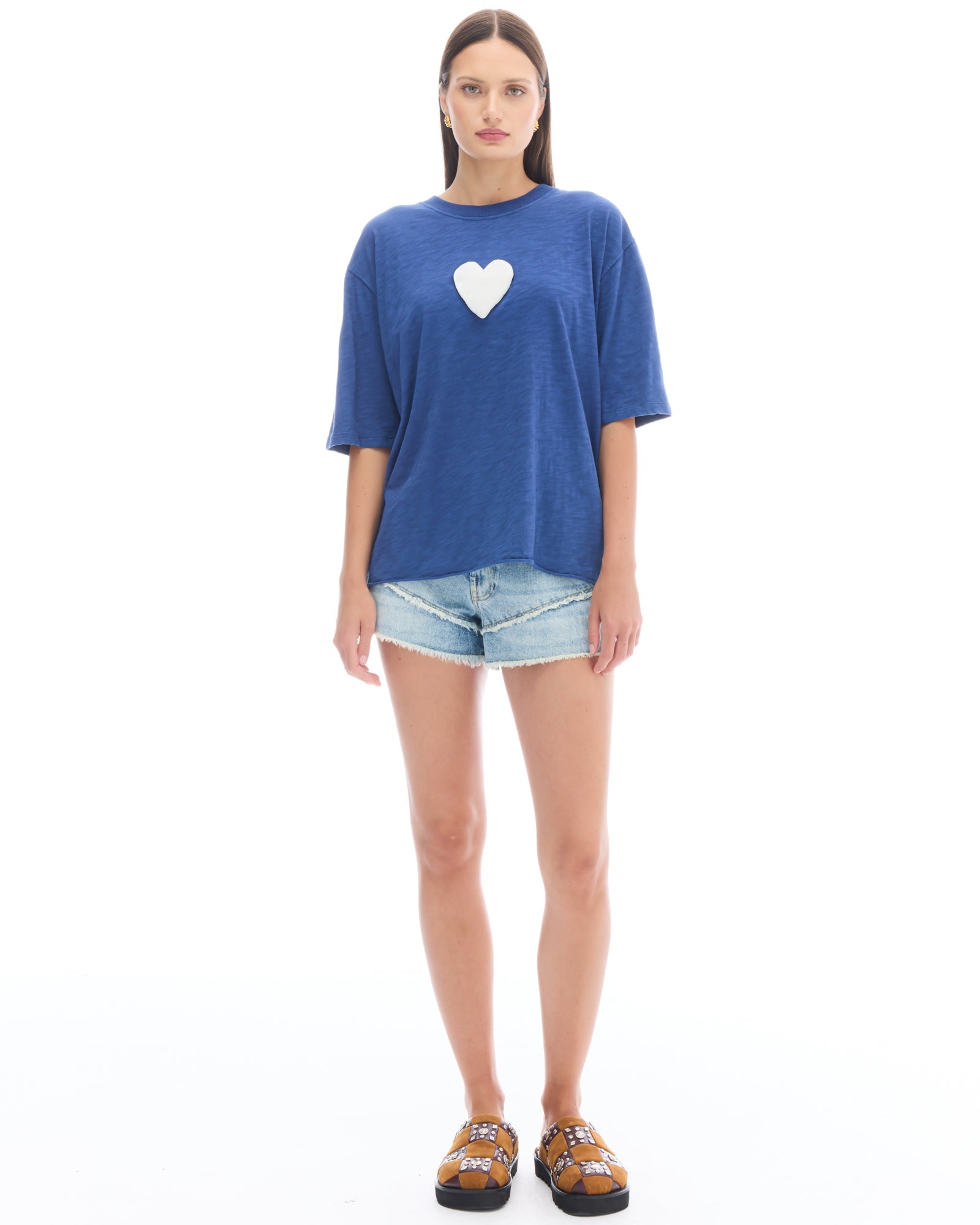 We Love Velvet Heart Street Tee by THE TALES - back view