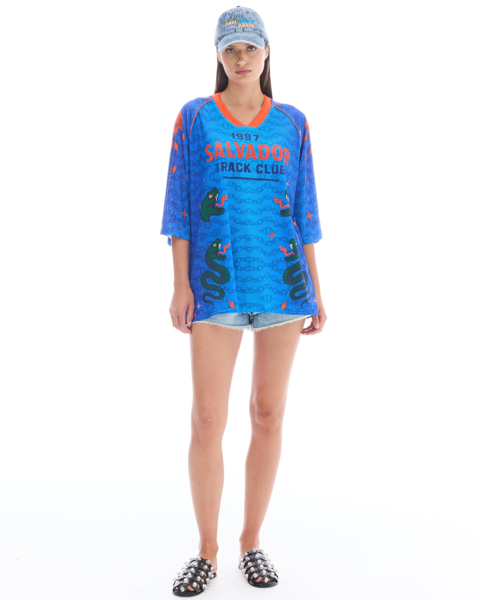 Salvador Track Club Football Jersey by THE TALES - front view