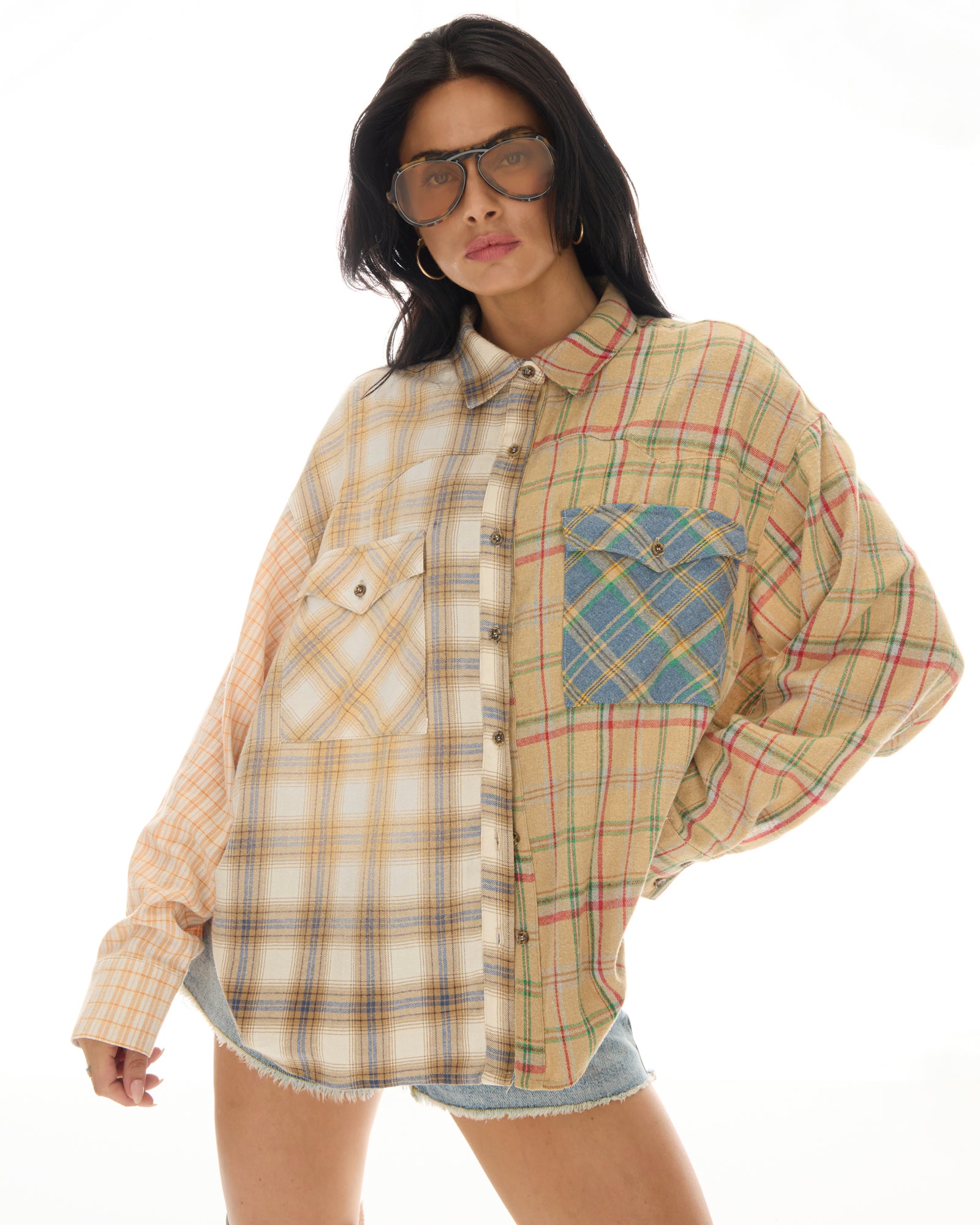 Half n Half Teddy Western Shirt THE TALES