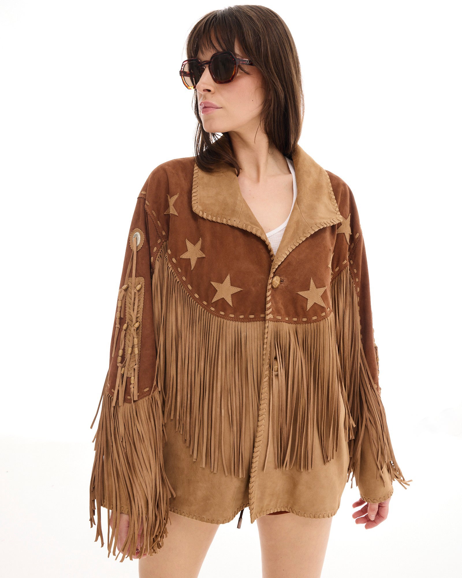 Portobello Road Fringed Suede Jacket THE TALES