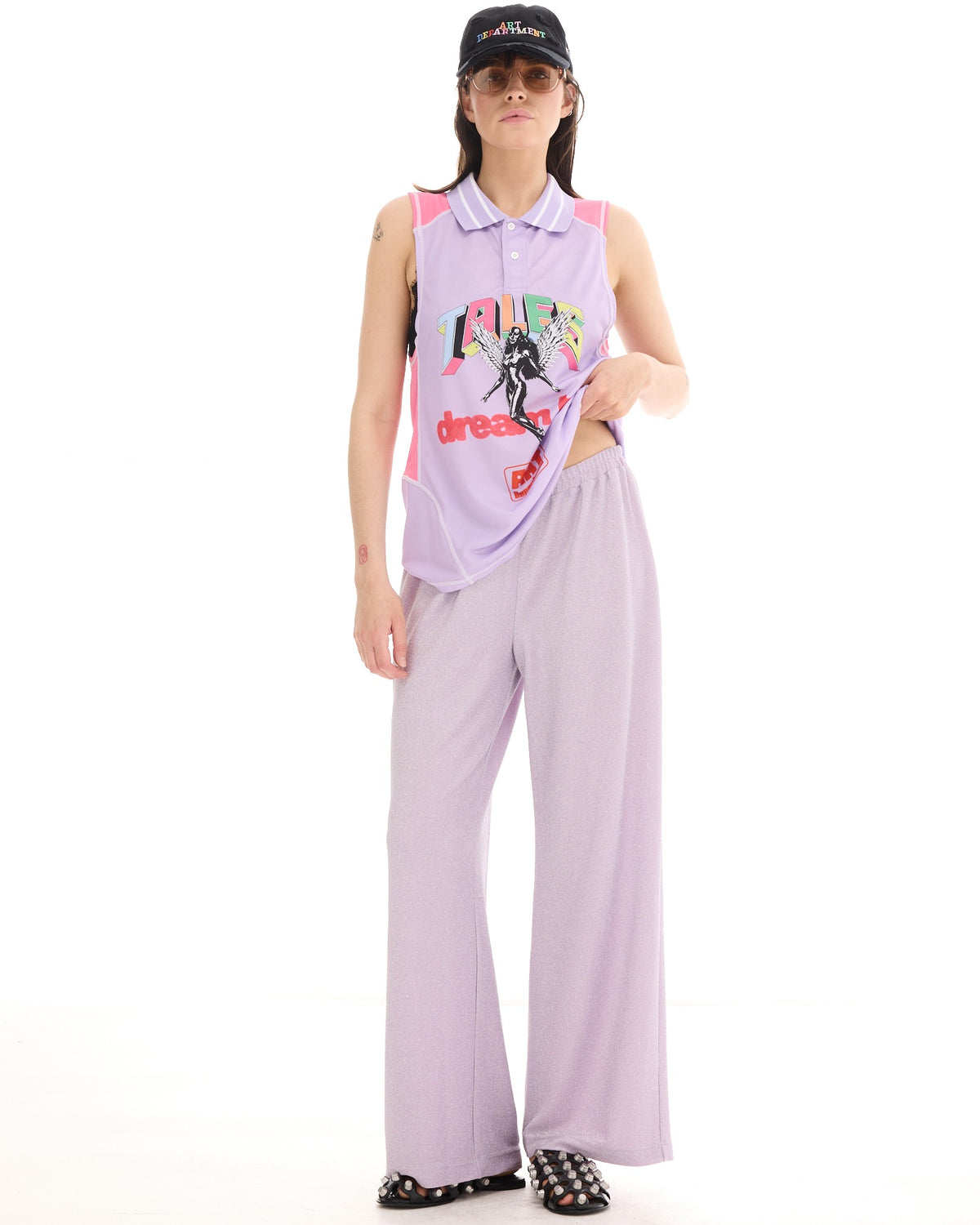 FAME LUREX PANTS - THE TALES T471D