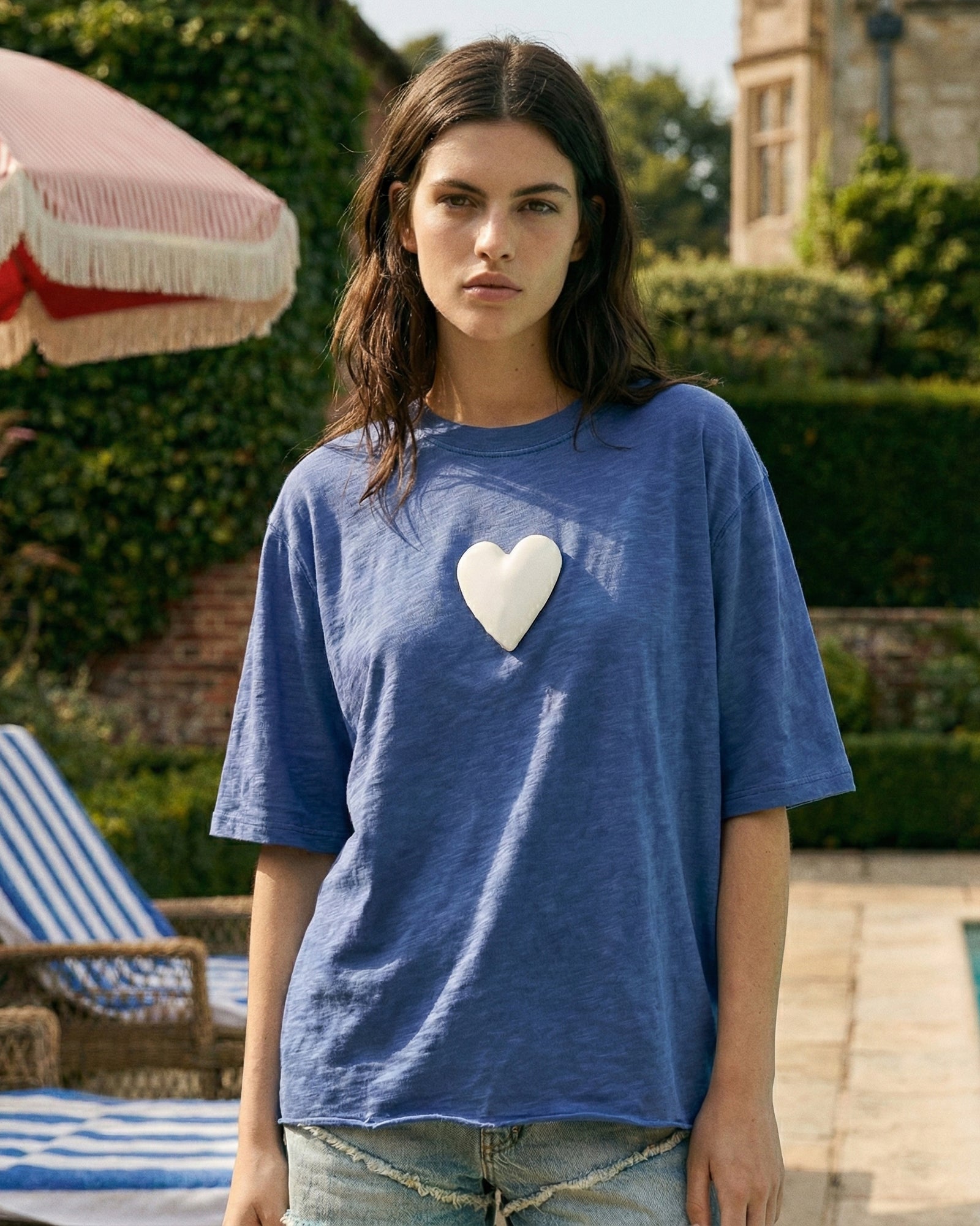 We Love Velvet Heart Street Tee by THE TALES - product photo