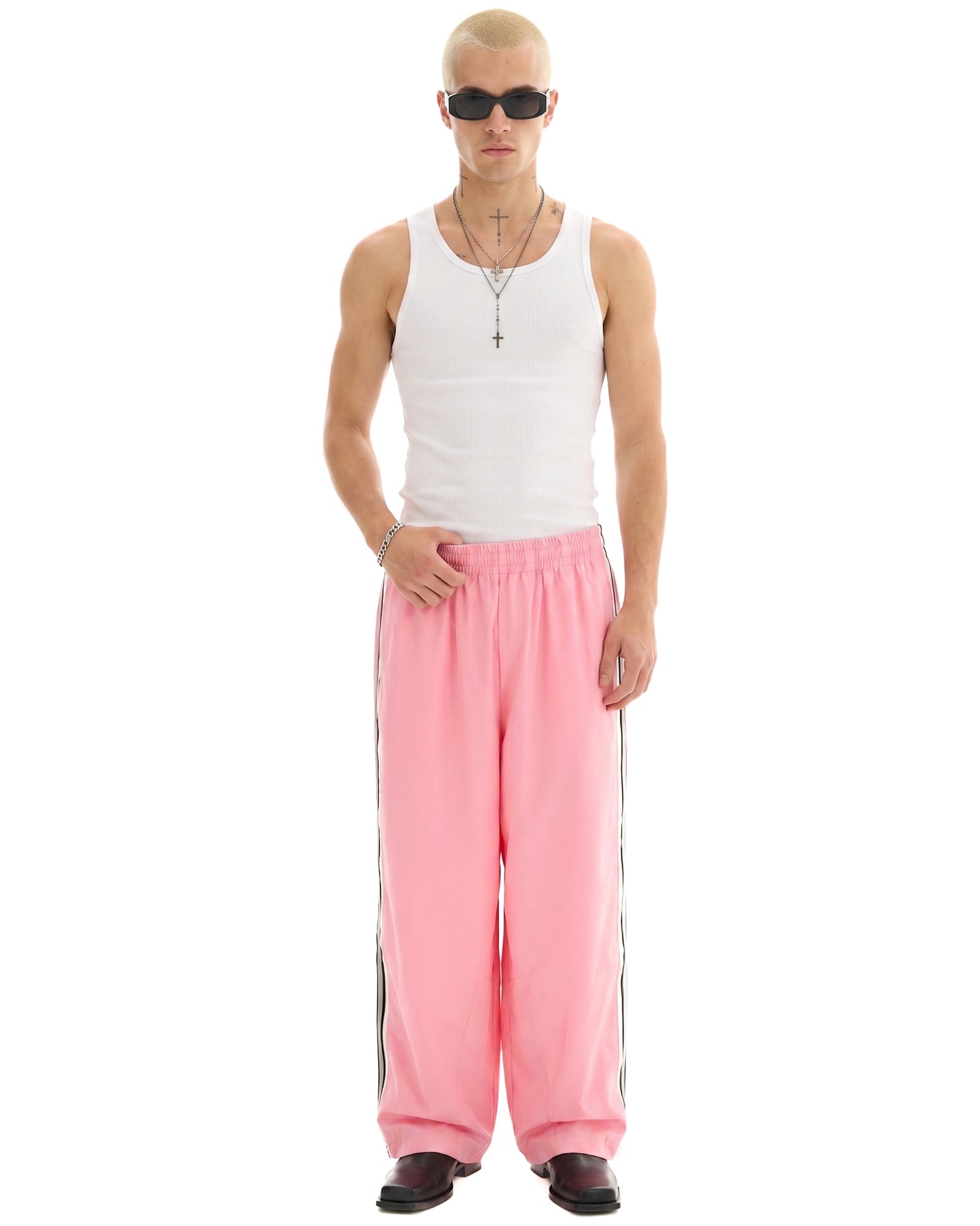 The Suited Harajuku Pink Track Pant THE TALES