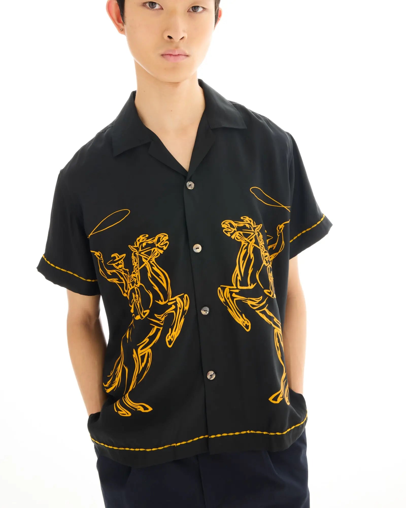 Cowboy Silk Shirt by THE TALES - product photo