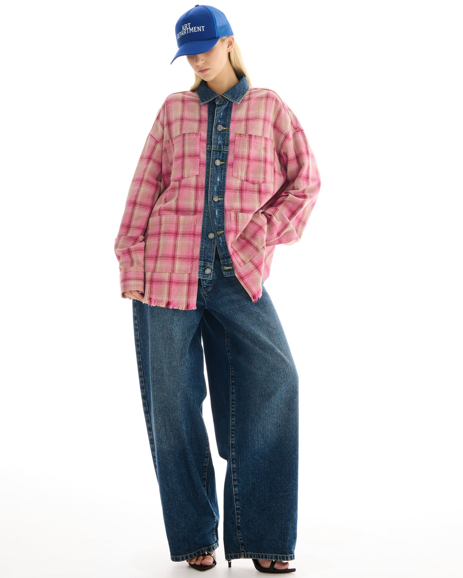 Utility Flannel And Denim Shirt THE TALES