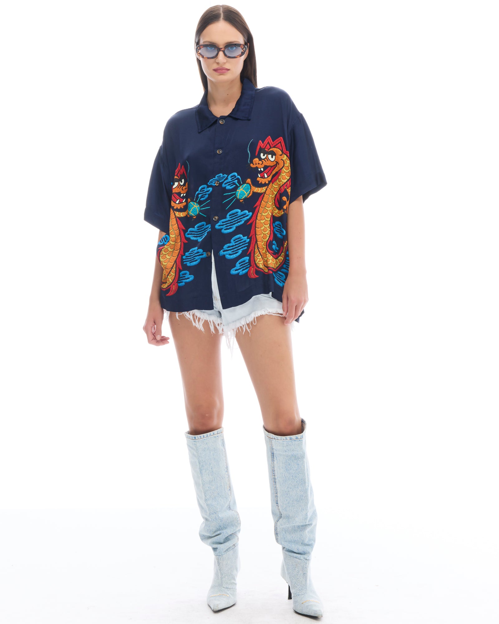 Lucky Dragon Oversized Shirt