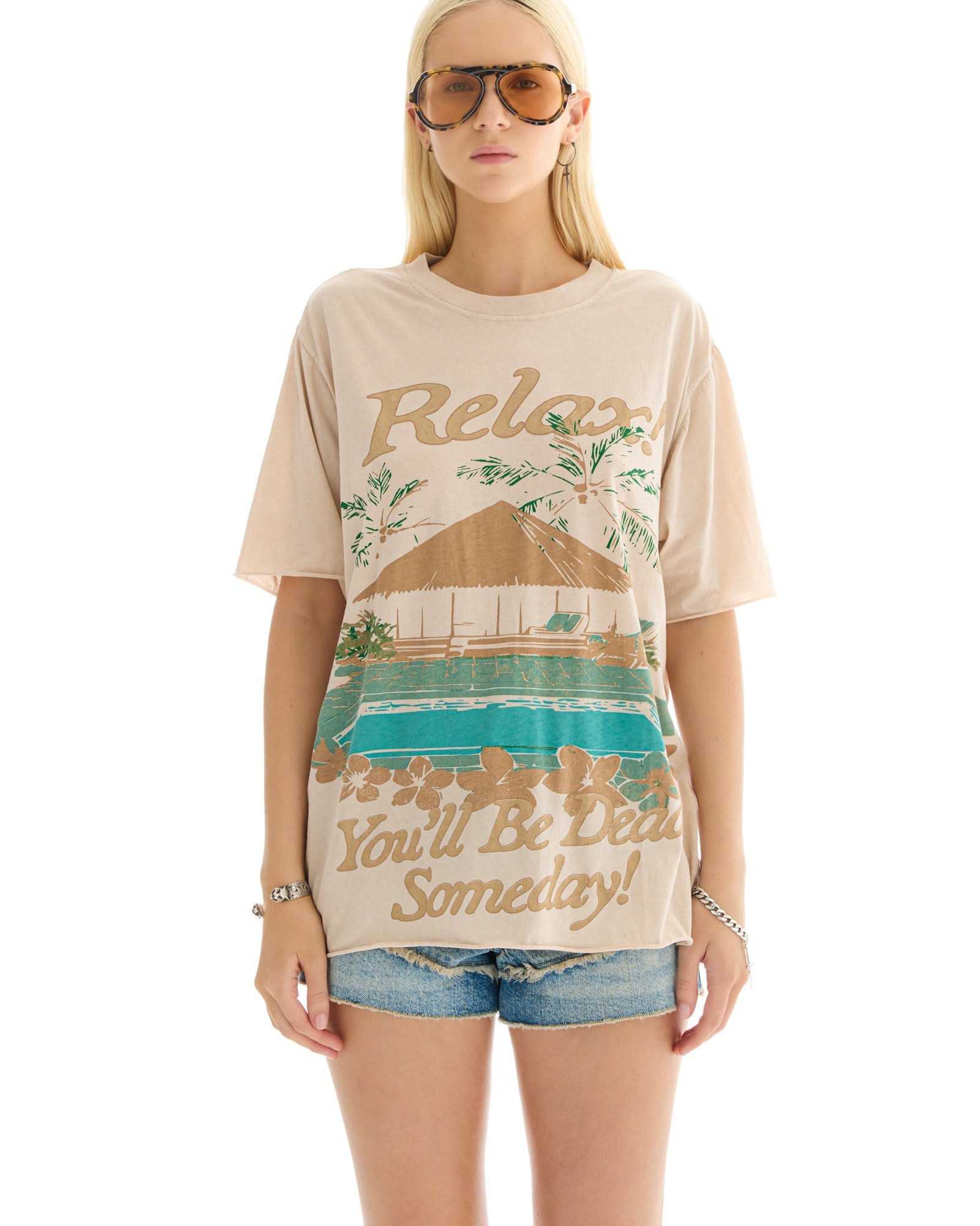 Relax You'll Be Dead Someday Tee by THE TALES - product photo