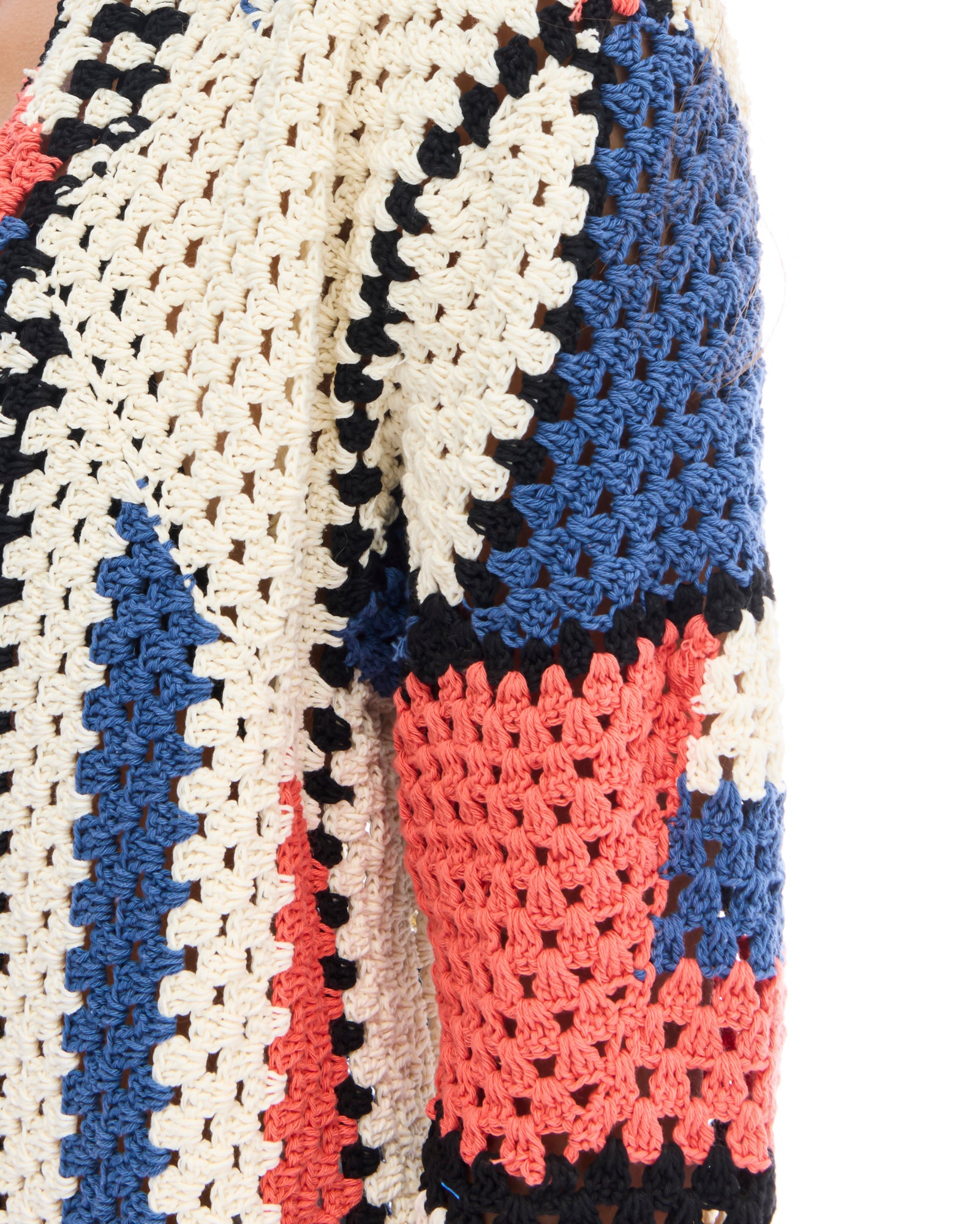 Hand Knitted Crochet Cardigan
