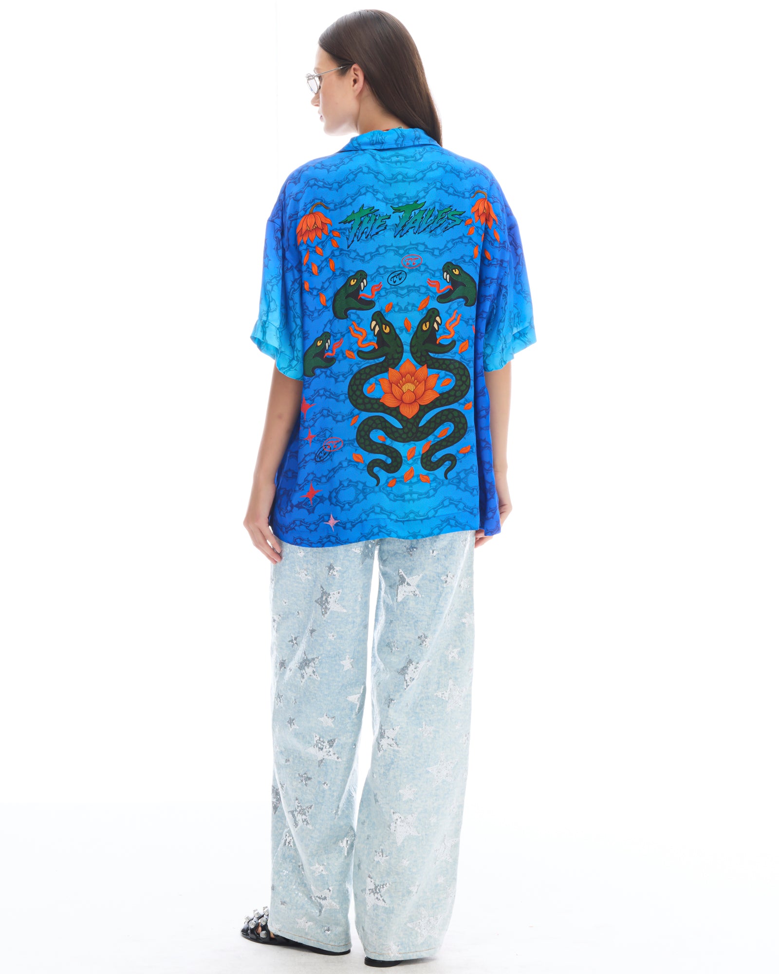 Snake Chain Oversized Shirt