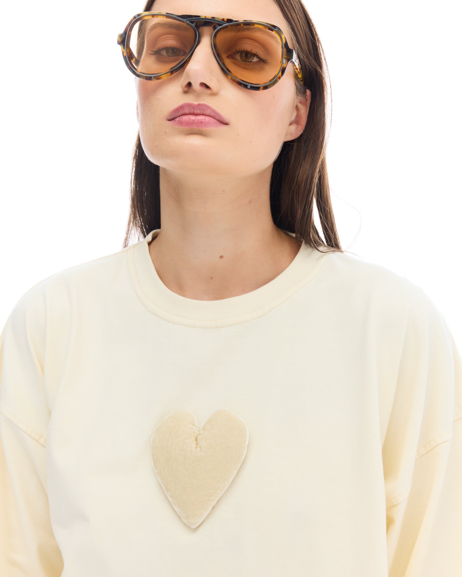 We Love Velvet Heart Long Sleeve Tee