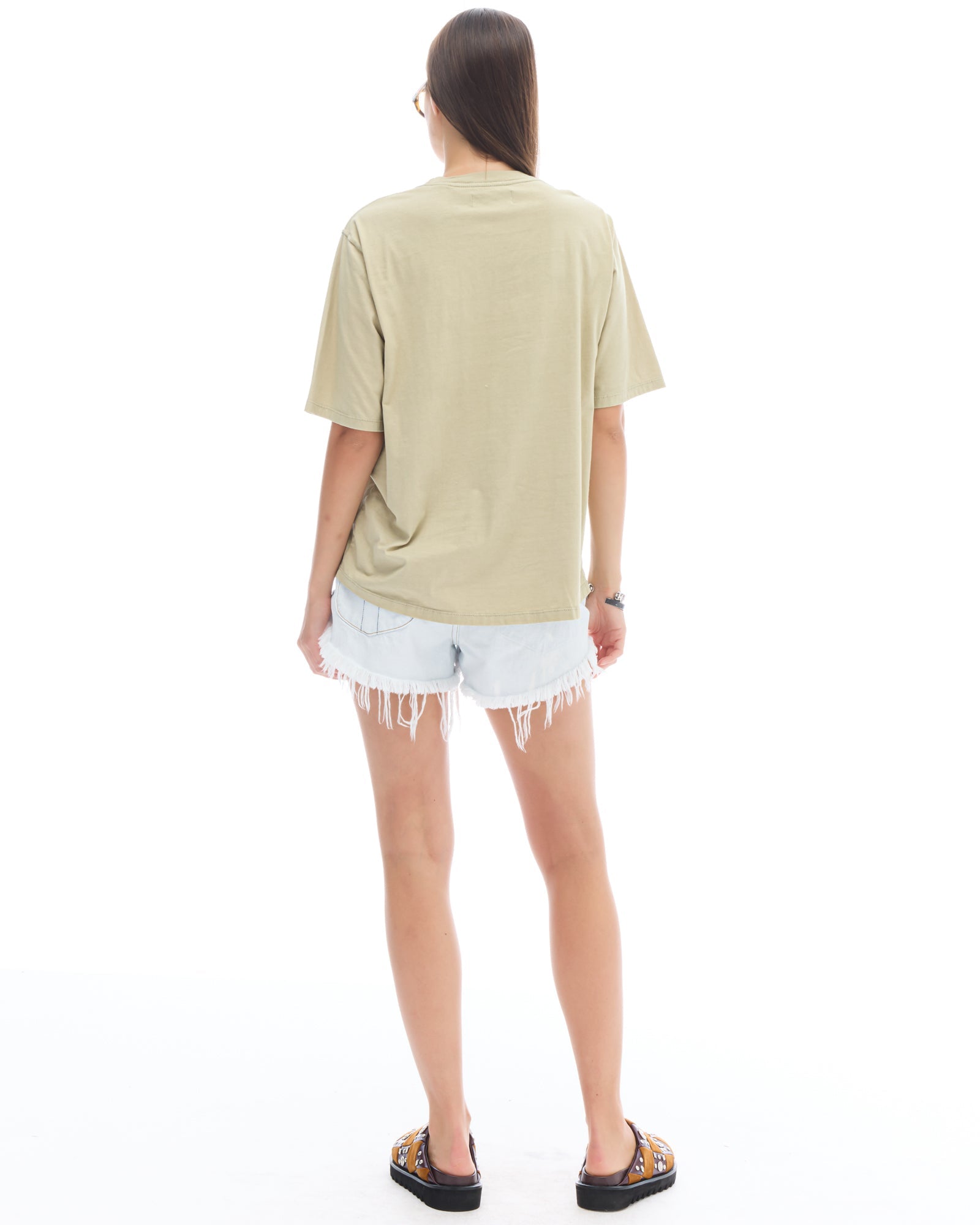 Hand Knit Crochet Flower Tee by THE TALES - product photo