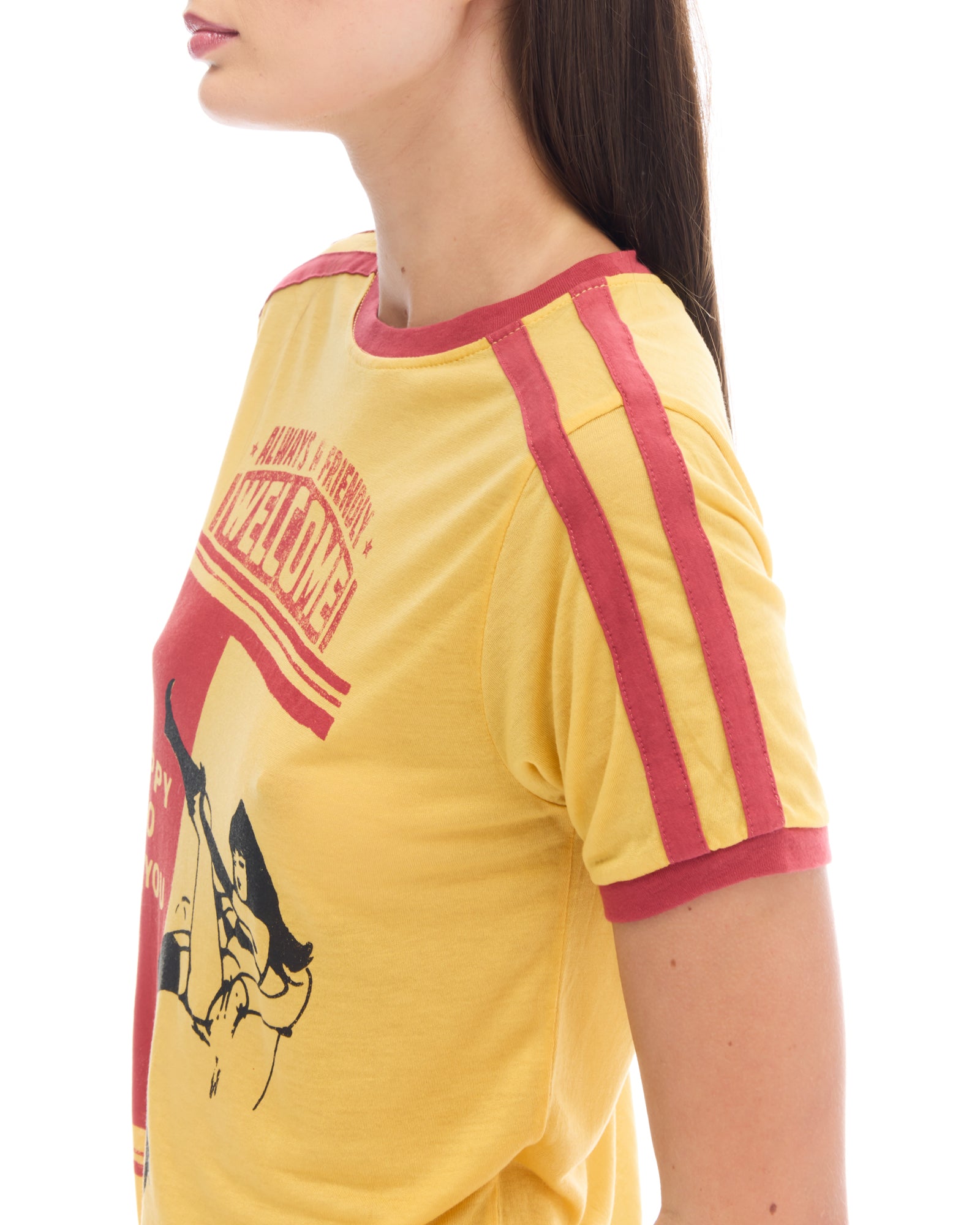 Happy To See You Retro Sports Tee