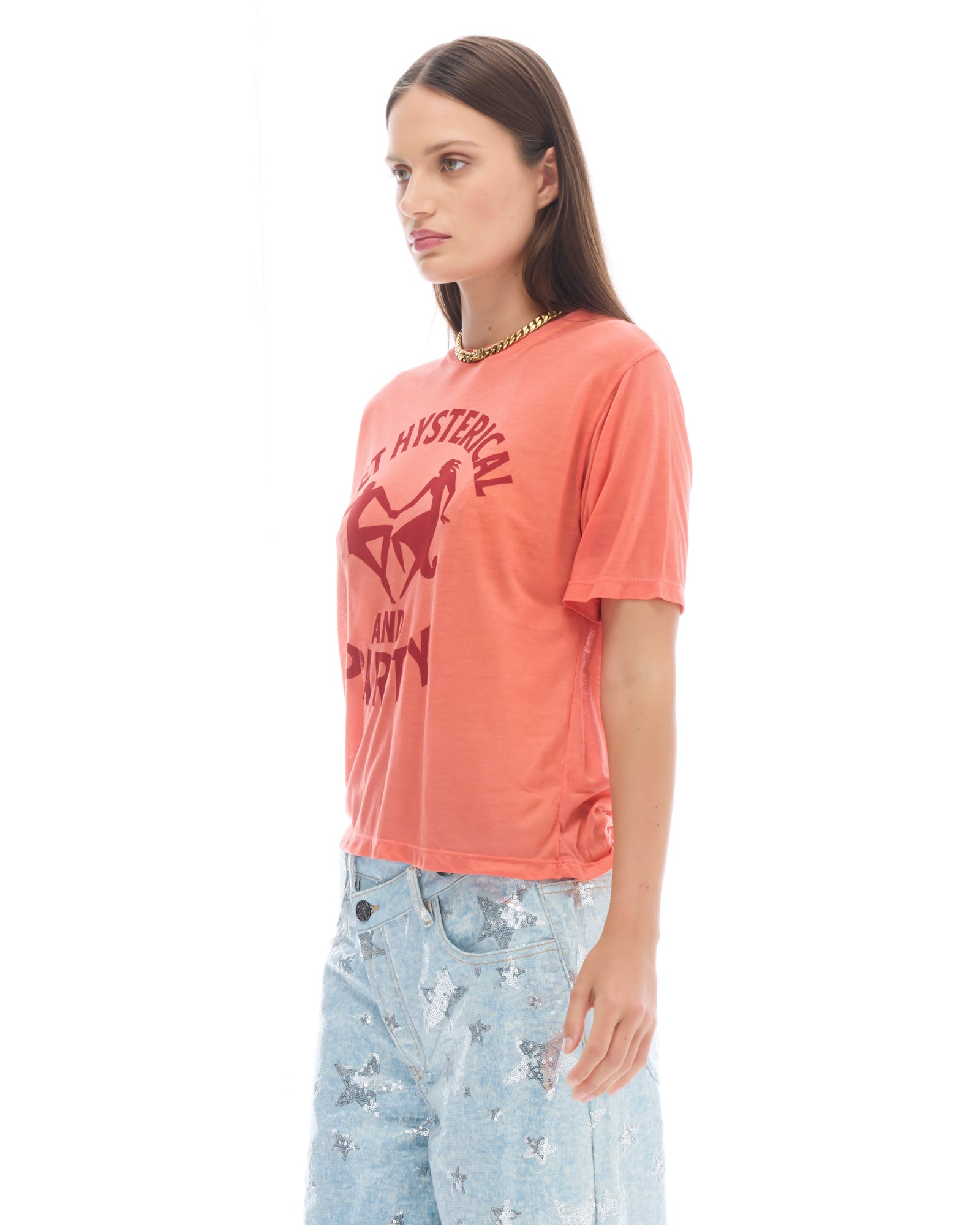 Get Hysterical And Party Retro Fit Tee
